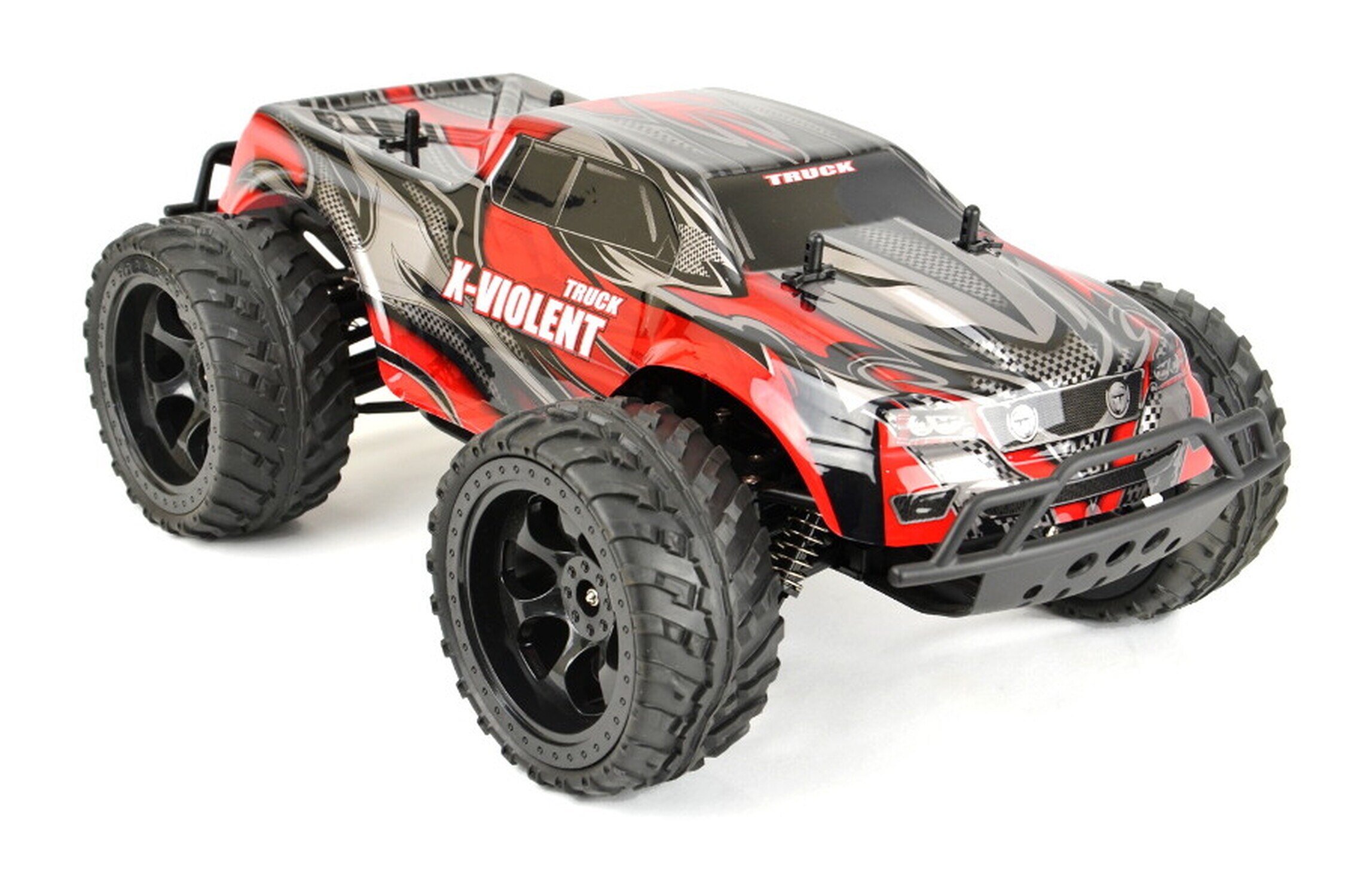 TPFLiving RC-Monstertruck Savage X4  rot - RC Monstertruck - Ferngesteuertes Fahrzeug - RC-Auto - Ma&szlig;stab: 1:10 