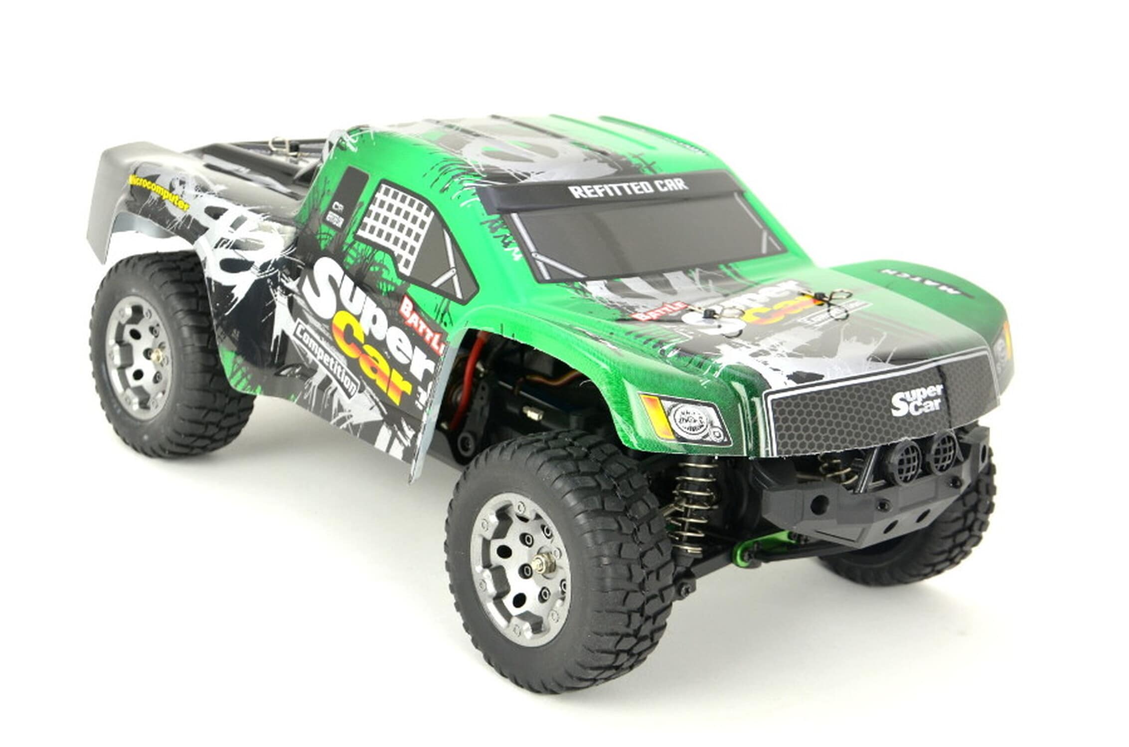 TPFLiving RC-Buggy Competition  gr&uuml;n - RC Buggy - Ferngesteuertes Fahrzeug - RC-Auto - Ma&szlig;stab: 1:12 