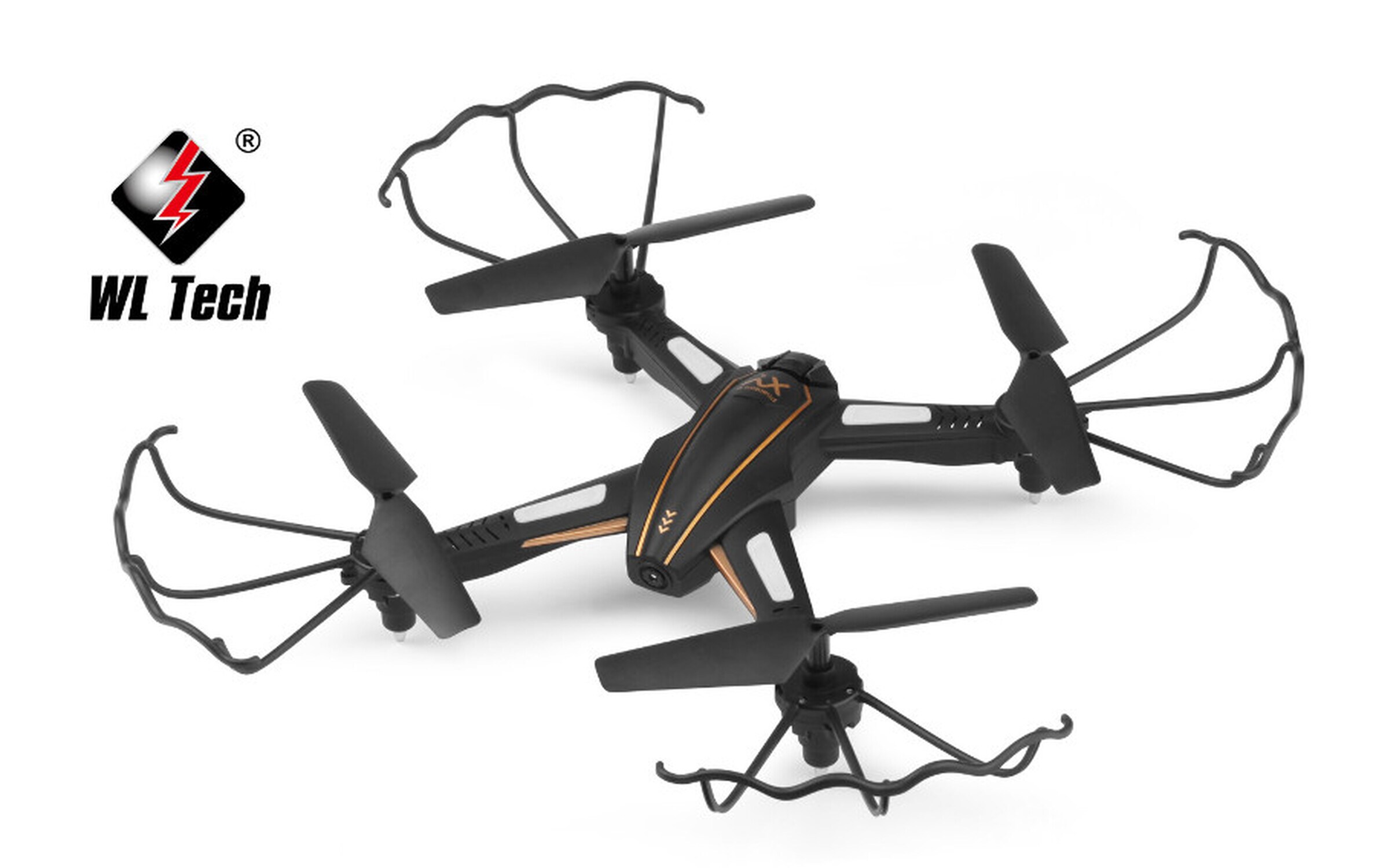 TPFLiving RC-Quadrocopter Dragon Fly  schwarz - RC Quadrocopter - Ferngesteuertes Flugzeug - 