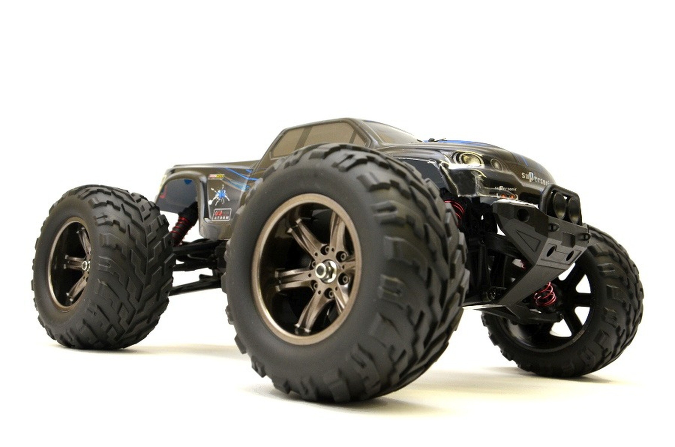TPFLiving RC-Monstertruck Challenger Turbo  blau - RC Monstertruck - Ferngesteuertes Fahrzeug - RC-Auto - Ma&szlig;stab: 1:12 