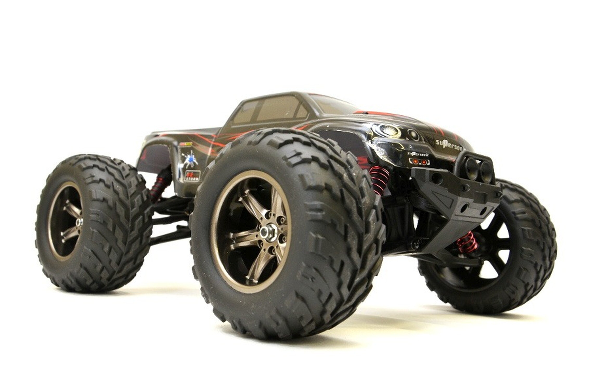 TPFLiving RC-Monstertruck Challenger Turbo  rot - RC Monstertruck - Ferngesteuertes Fahrzeug - RC-Auto - Ma&szlig;stab: 1:12 
