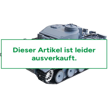 TPFLiving RC-Panzer German Tiger I V7.0  - RC Panzer - Ferngesteuertes Panzerfahrzeug - Kampffahrzeug - Abschussfunktion - Maßstab: 1:16 