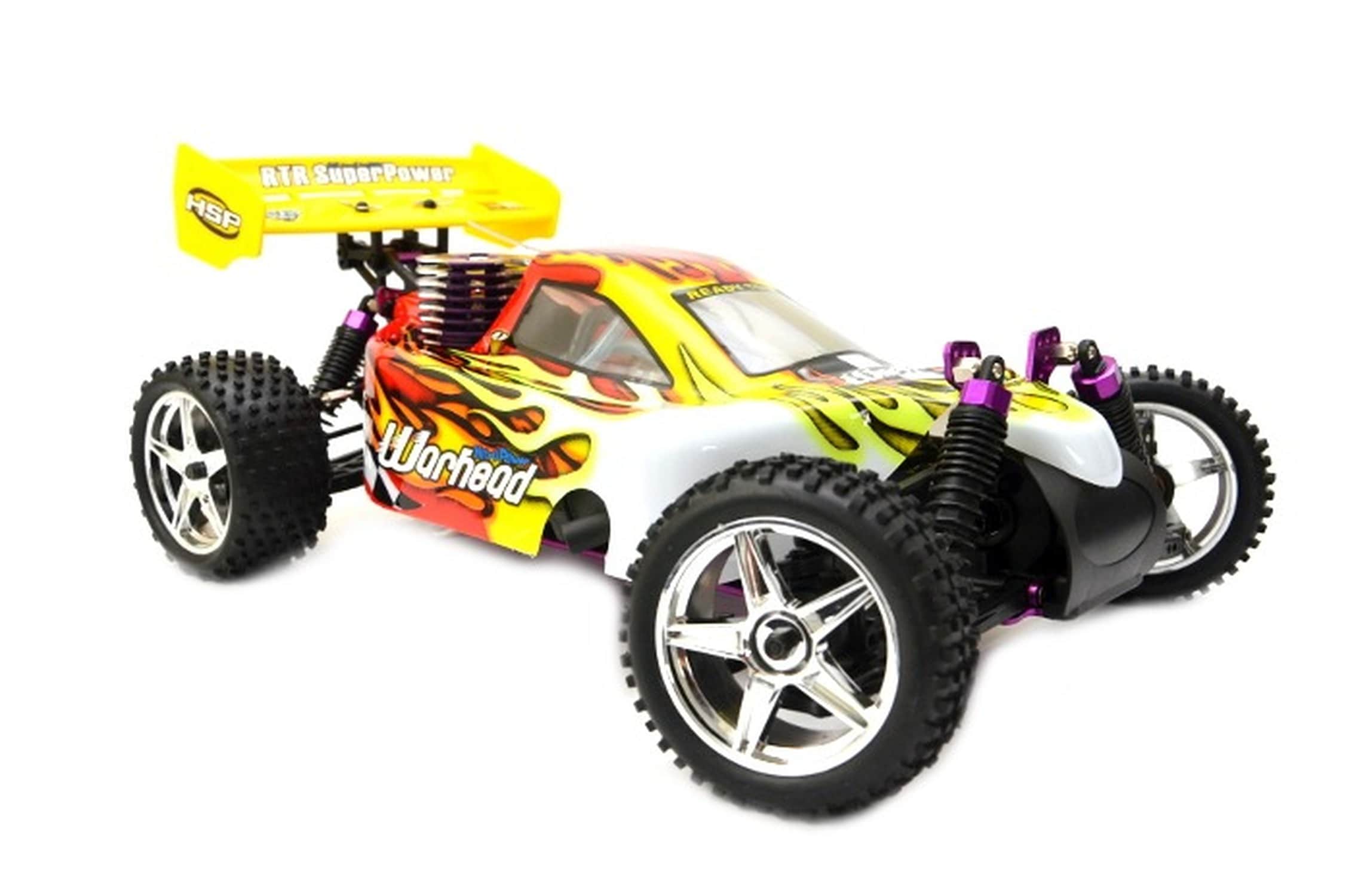 TPFLiving RC-Monstertruck Warhead  gelb - RC Monstertruck - Ferngesteuertes Fahrzeug - RC-Auto - Ma&szlig;stab: 1:10 