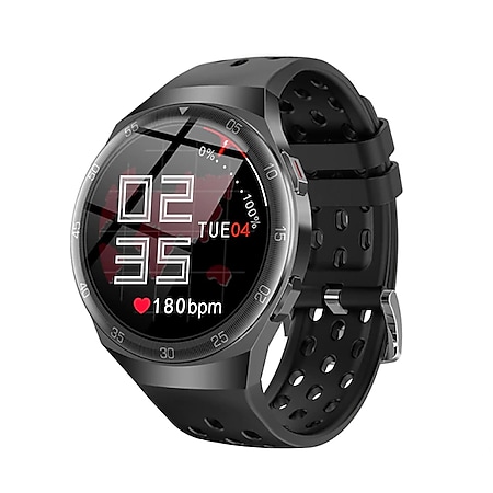 TPFNet Smart Watch / Fitness Tracker IP68 - Silikon Armband - Android & IOS - Grün 