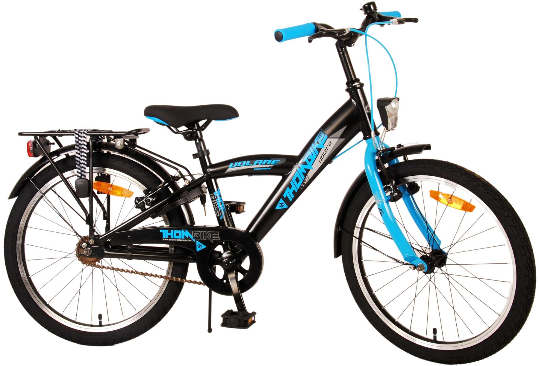 TPFSports Thombike Kinderfahrrad - Jungen - 20 Zoll - R&uuml;cktritt + Handbremsen - Schwarz/Gr&uuml;n 