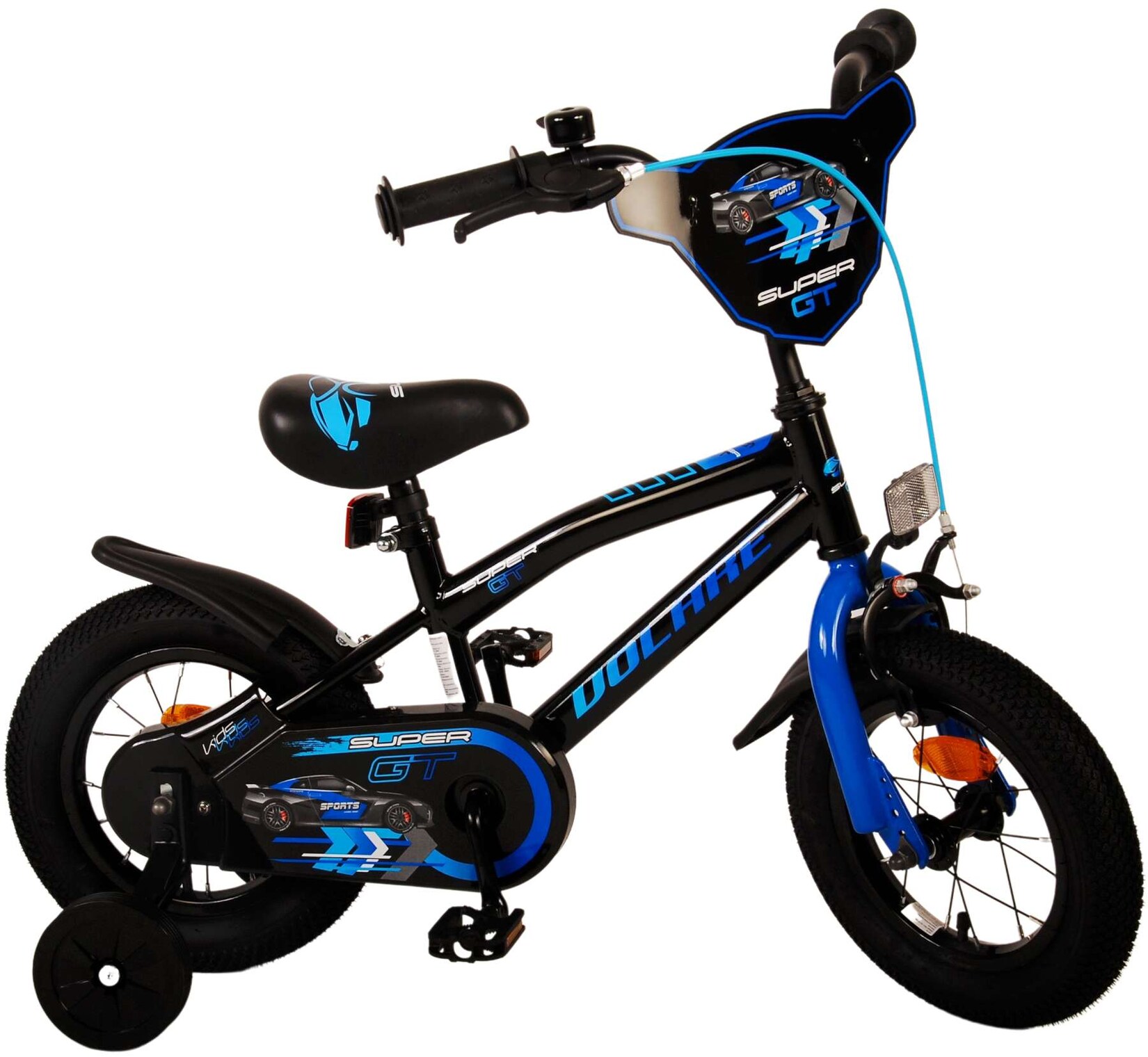 TPFSports Super GT Kinderfahrrad - Jungen - 12 Zoll - Rücktritt + Handbremse - Grün