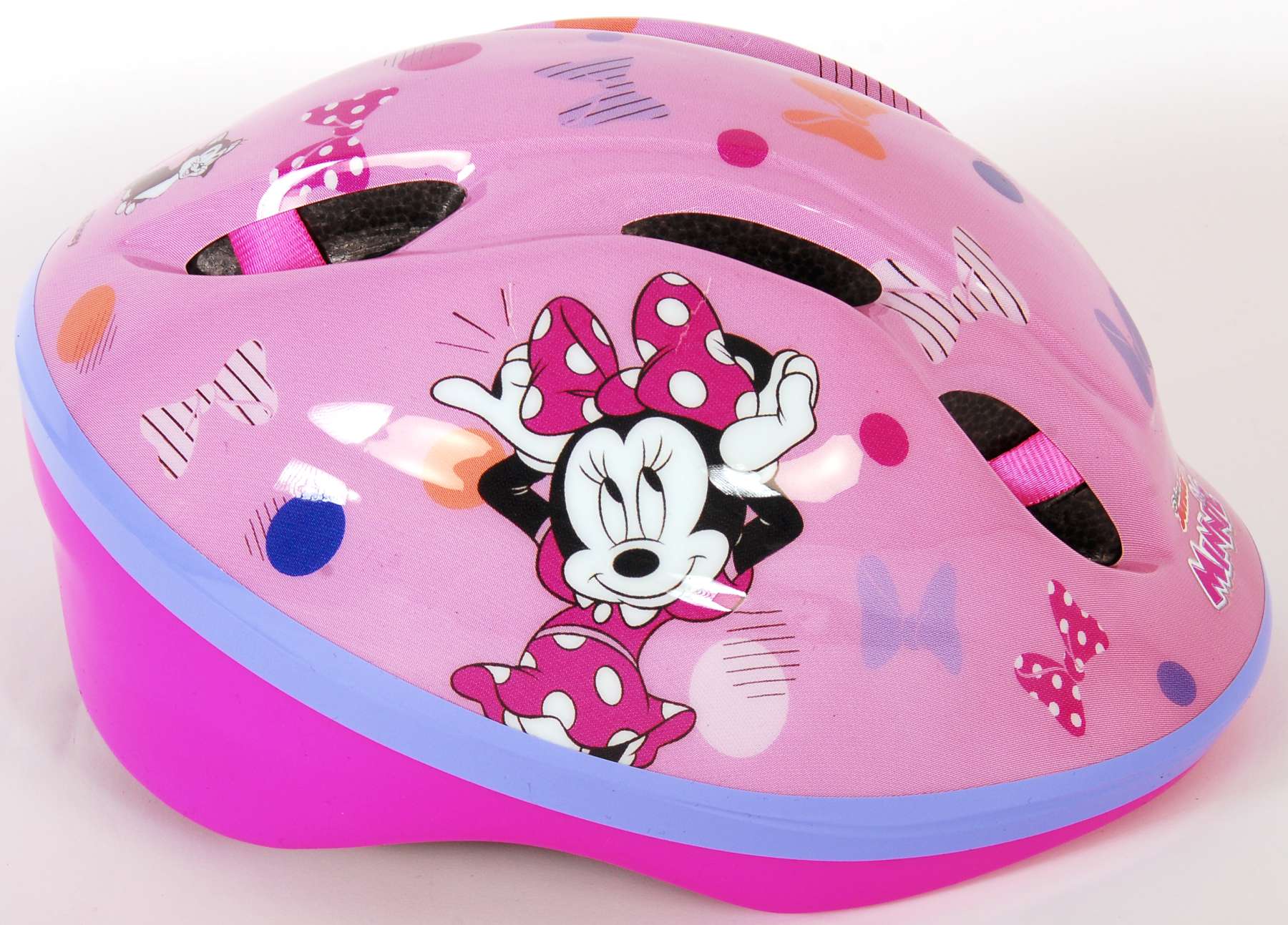 TPFSports Disney Minnie Fahrradhelm - 52-56cm Kopfumfang - M&auml;dchen - Rosa 