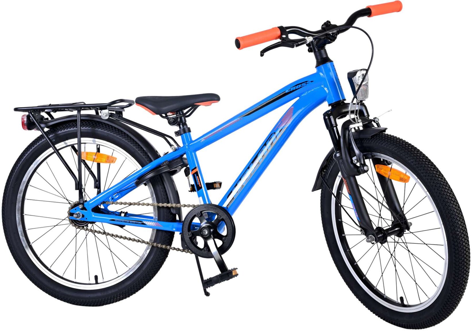 TPFSports Cross Kinderfahrrad - Jungen - 20 Zoll - Rücktritt + Handbremse - Grau