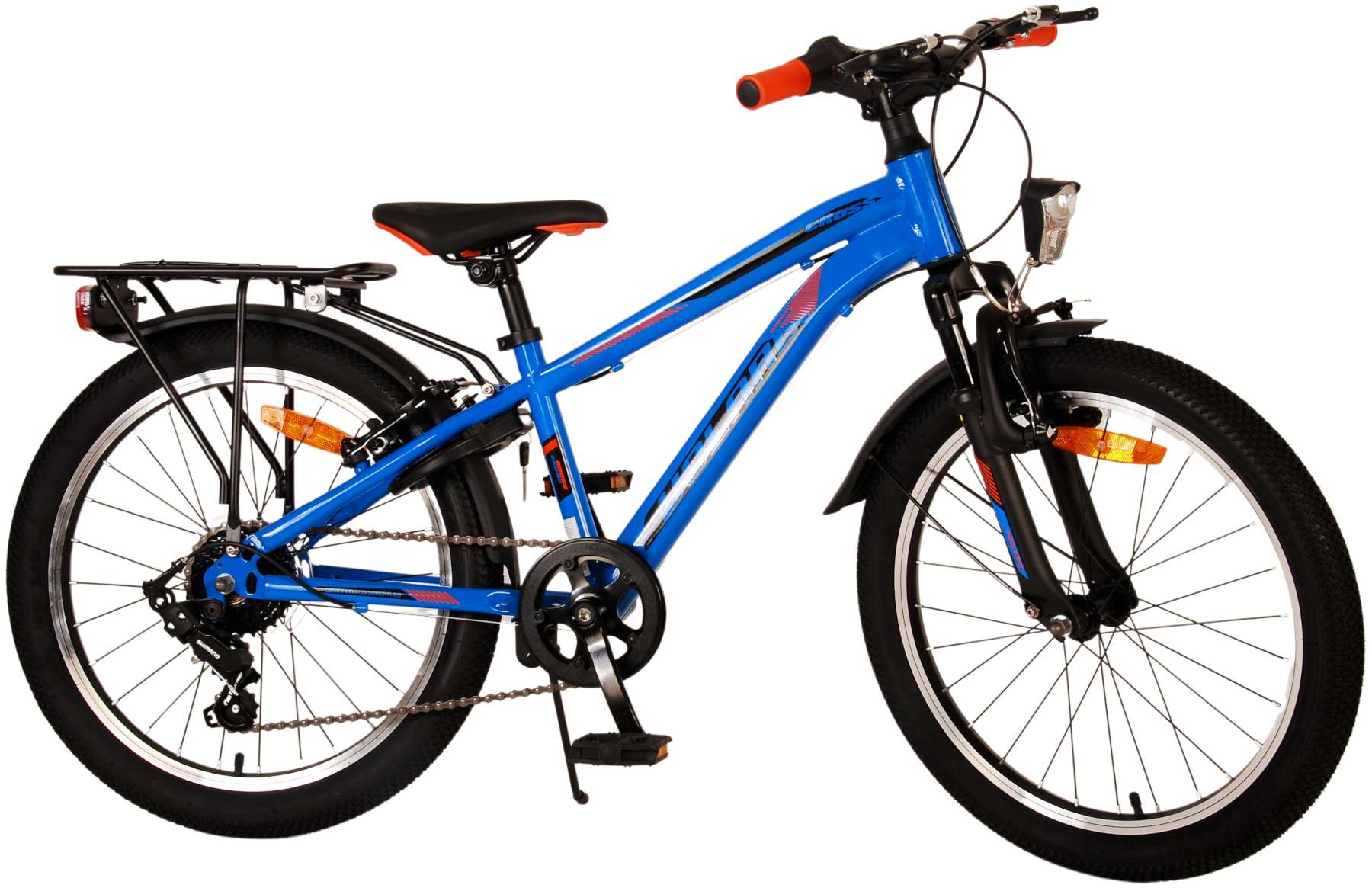 TPFSports Cross Kinderfahrrad - Jungen - 20 Zoll - R&uuml;cktritt + Handbremse - 6 G&auml;nge - Blau 