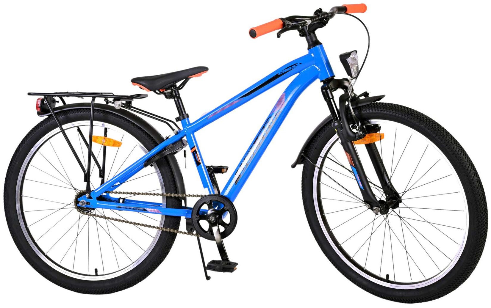 TPFSports Cross Kinderfahrrad - Jungen - Rücktritt + Handbremse - 24 Zoll - Grau