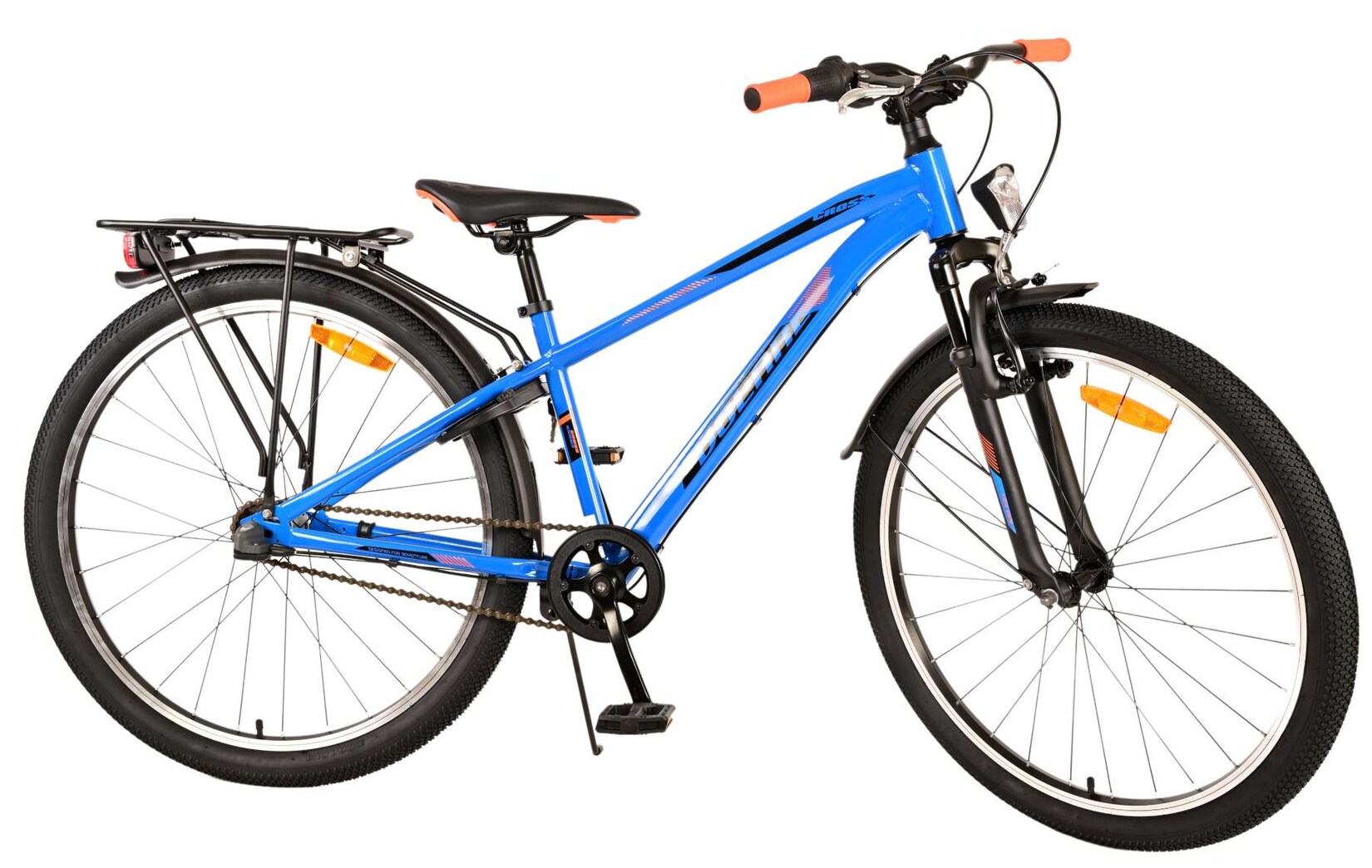 TPFSports Cross Kinderfahrrad - Jungen - Rücktritt + Handbremse - 26 Zoll - änge - Grau
