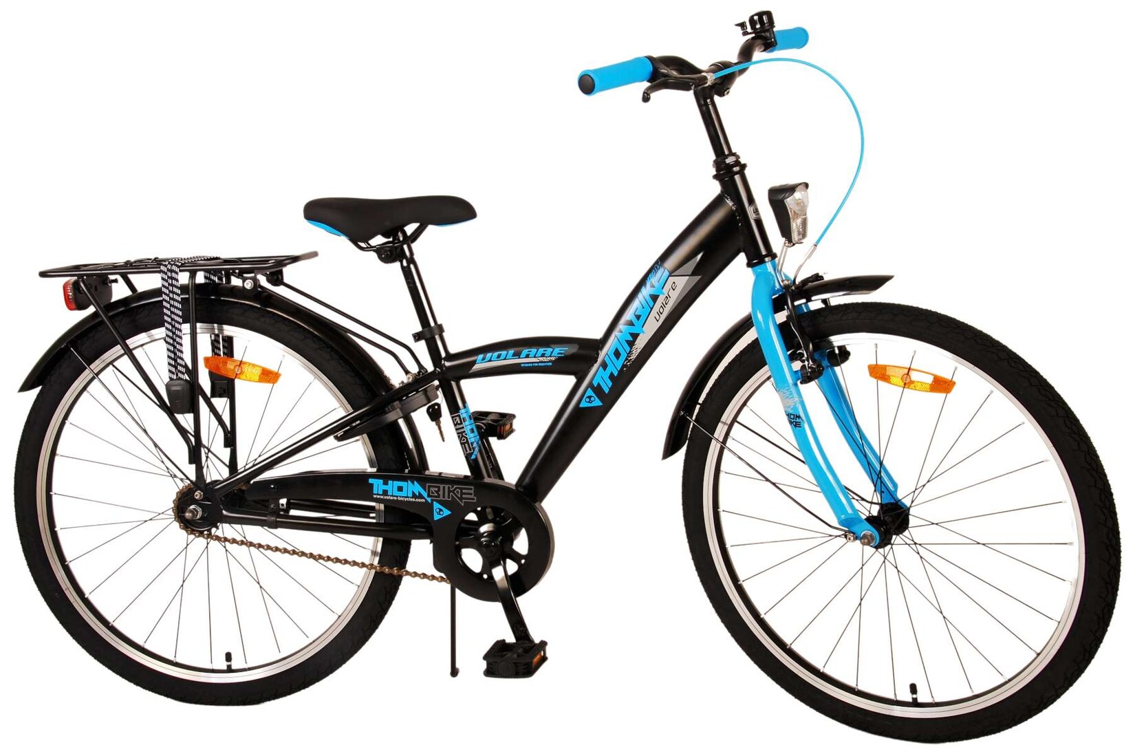 TPFSports Thombike Kinderfahrrad - Jungen - Rücktritt + Handbremse - 24 Zoll - Rot