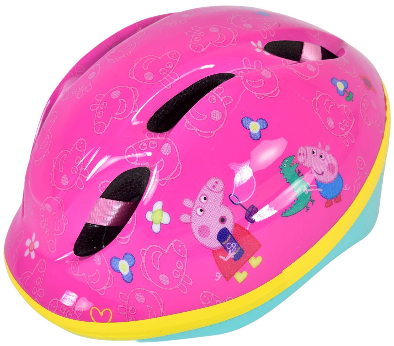 TPFSports PeppaPig Fahrradhelm - 51-55 cm Kopfumfang - Rosa