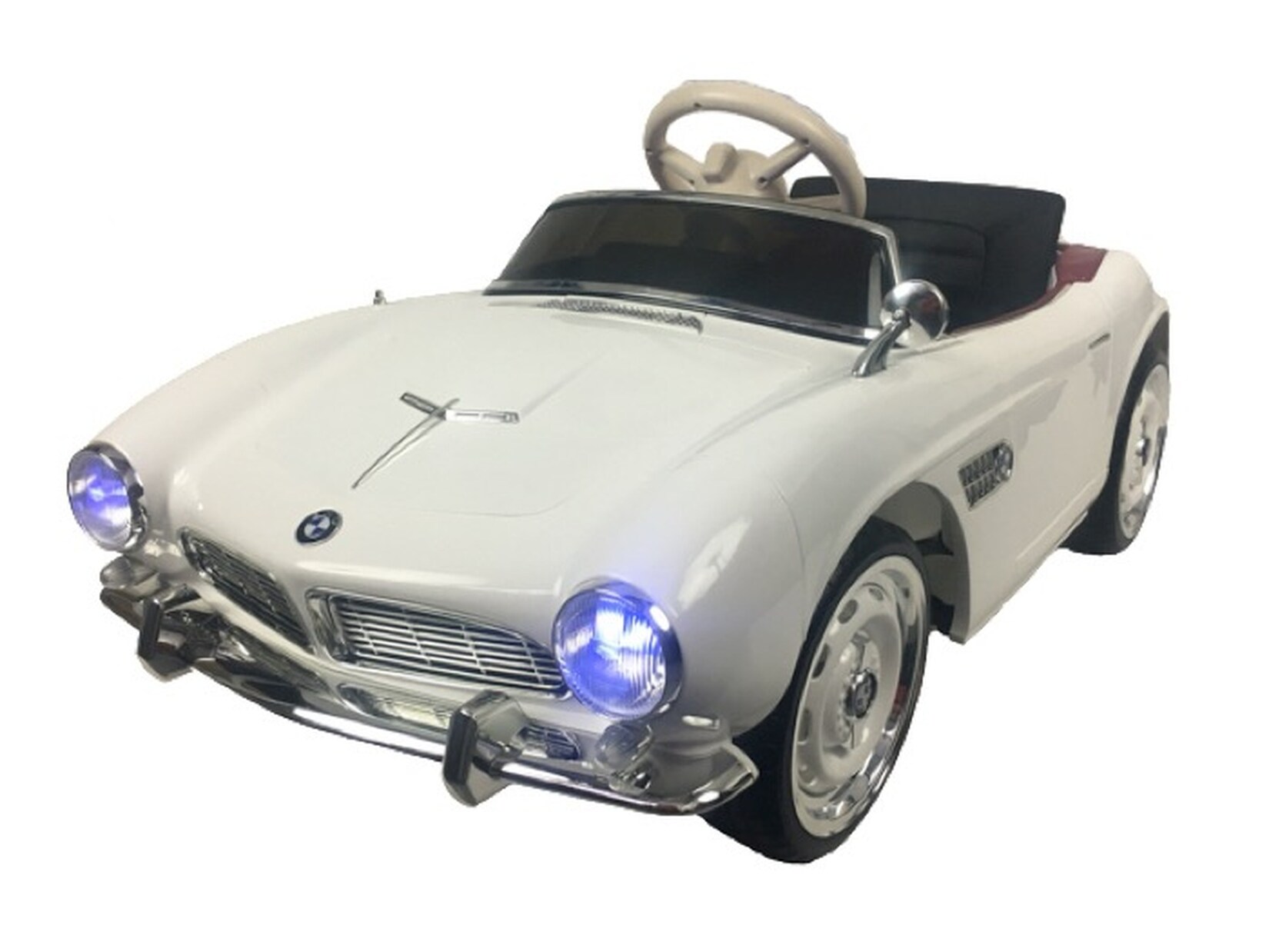 Elektro-Kinderauto BMW 507 Oldtimer weiß