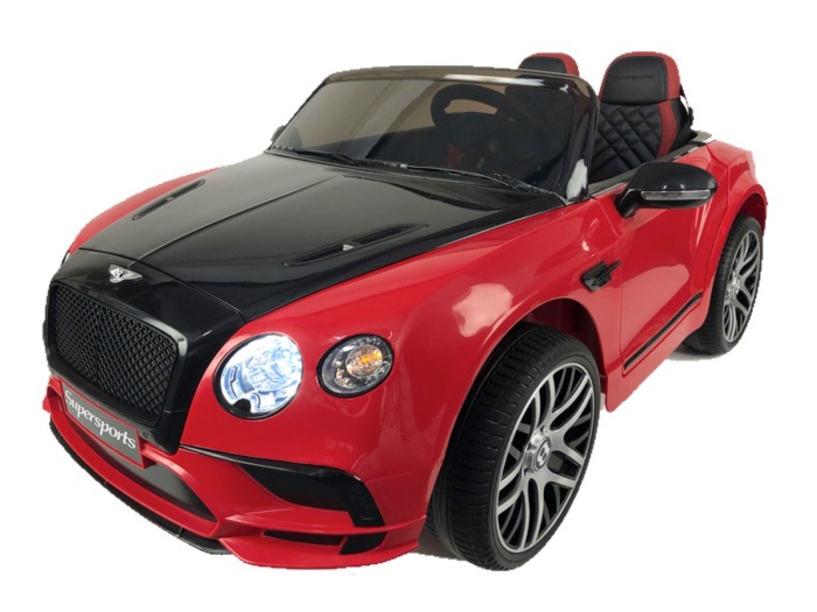 TPFLiving Elektro-Kinderauto Bentley Supersports Rot 