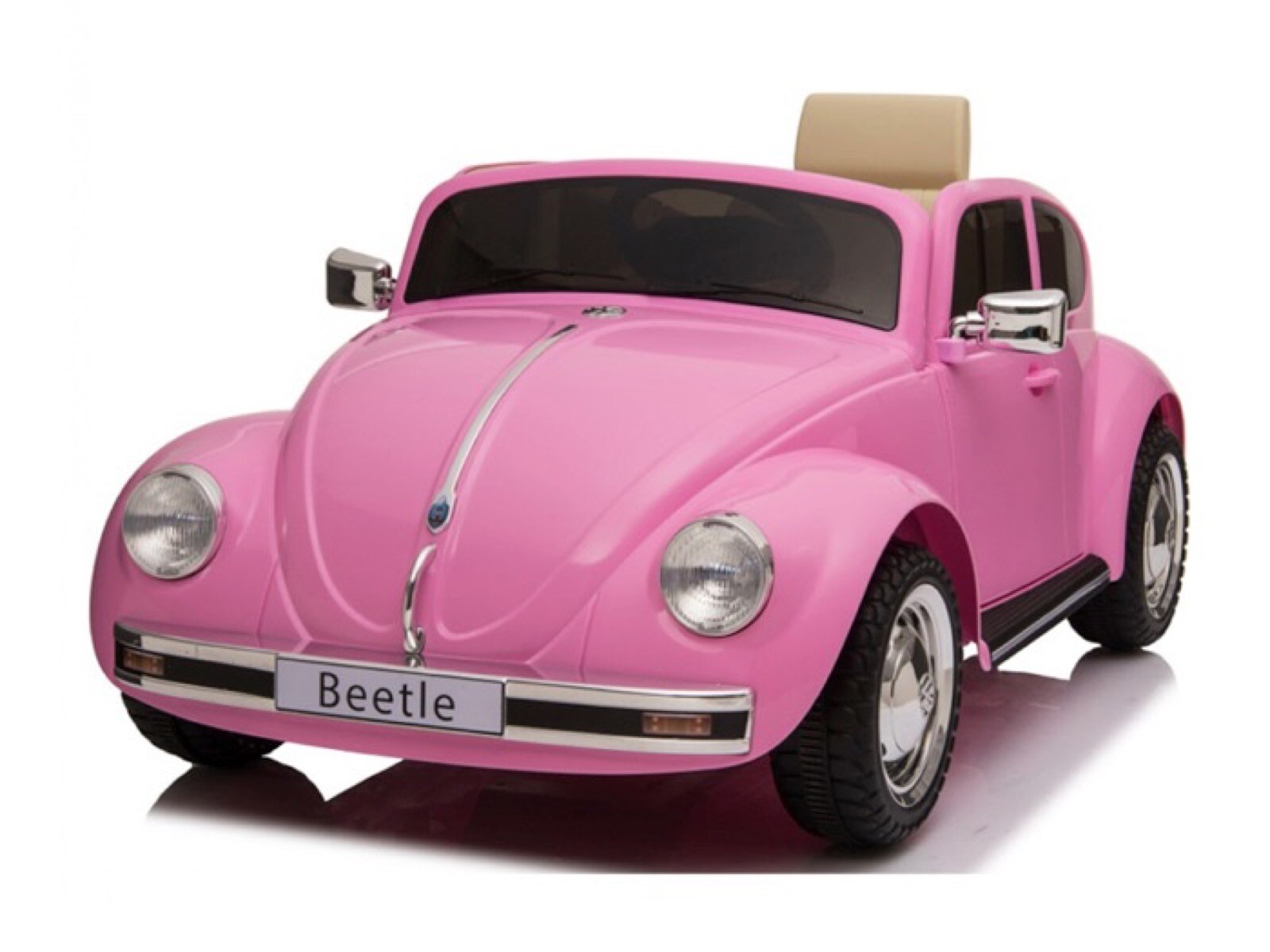 TPFLiving Elektro-Kinderauto Volkswagen Beetle Pink 