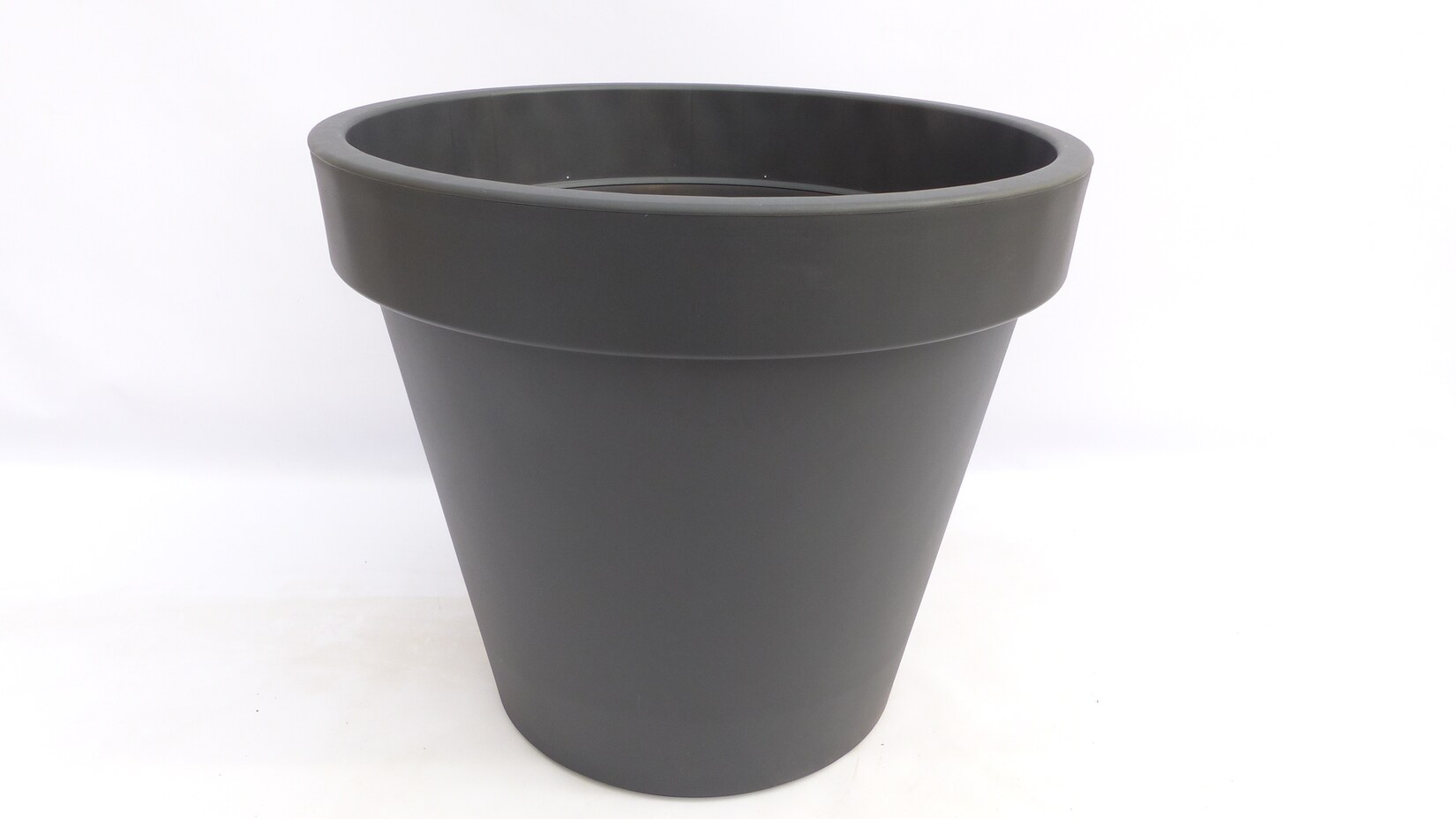 Pflanzkübel E&K, anthrazit, rund Ø 80 cm, Pflanztopf Blumentopf Kübel XXL groß outdoor indoor