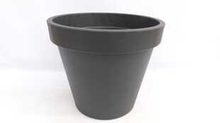 Pflanzkübel E&K, anthrazit, rund Ø 60 cm, Pflanztopf Blumentopf Kübel XXL groß outdoor indoor 