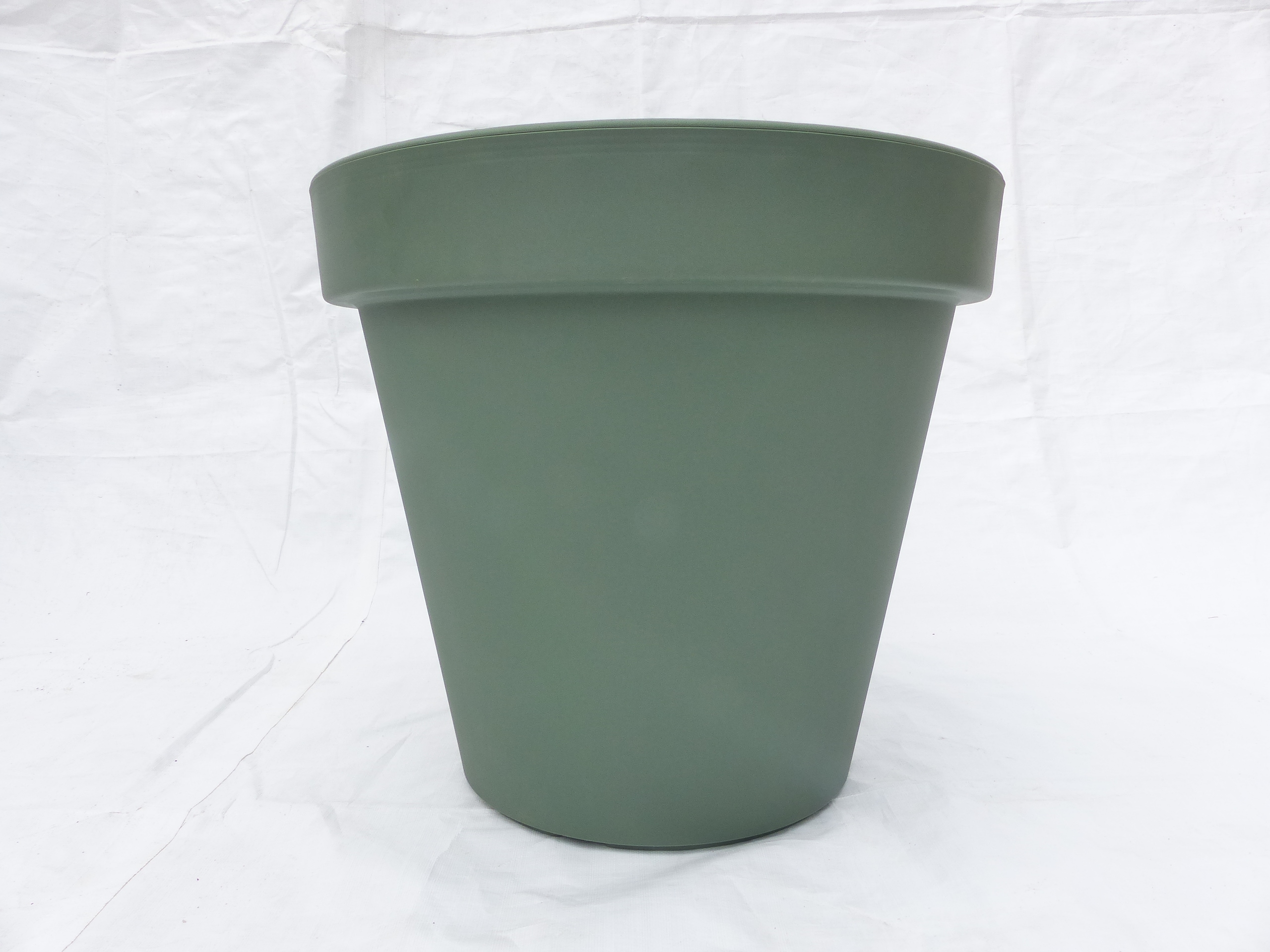 Pflanzkübel E&K, olivgrün, rund Ø 60 cm, Pflanztopf Blumentopf Kübel