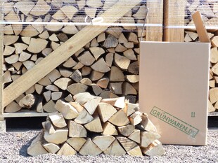 180 kg trockene Eiche, Kaminholz Brennholz Feuerholz Hartholz ca. 30 cm 