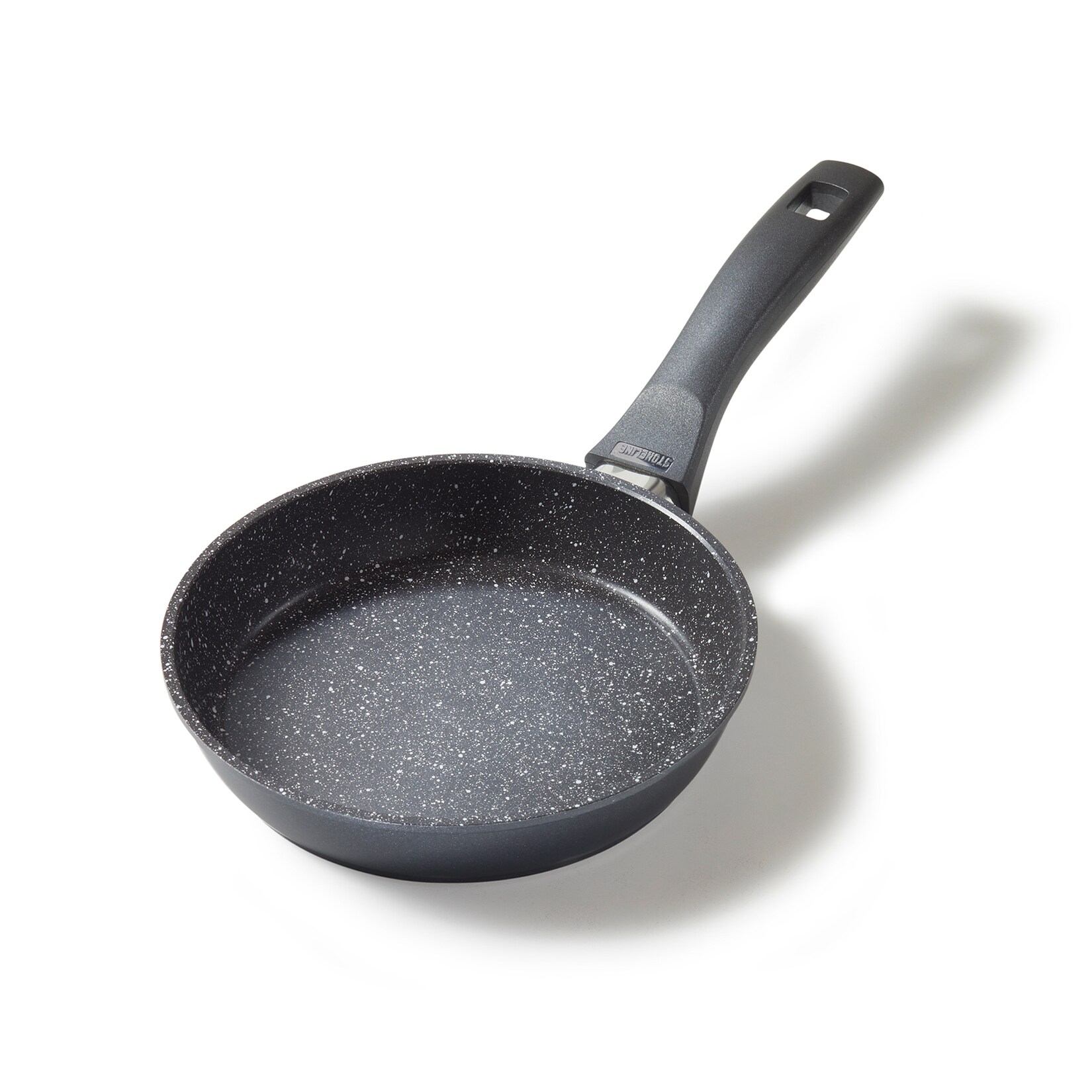 Stoneline Bratpfanne 18 cm, Pfanne Induktion geeignet, Pfanne mit Antihaft-Beschichtung mit echten Steinpartikeln, Brat- & Universalpfannen …