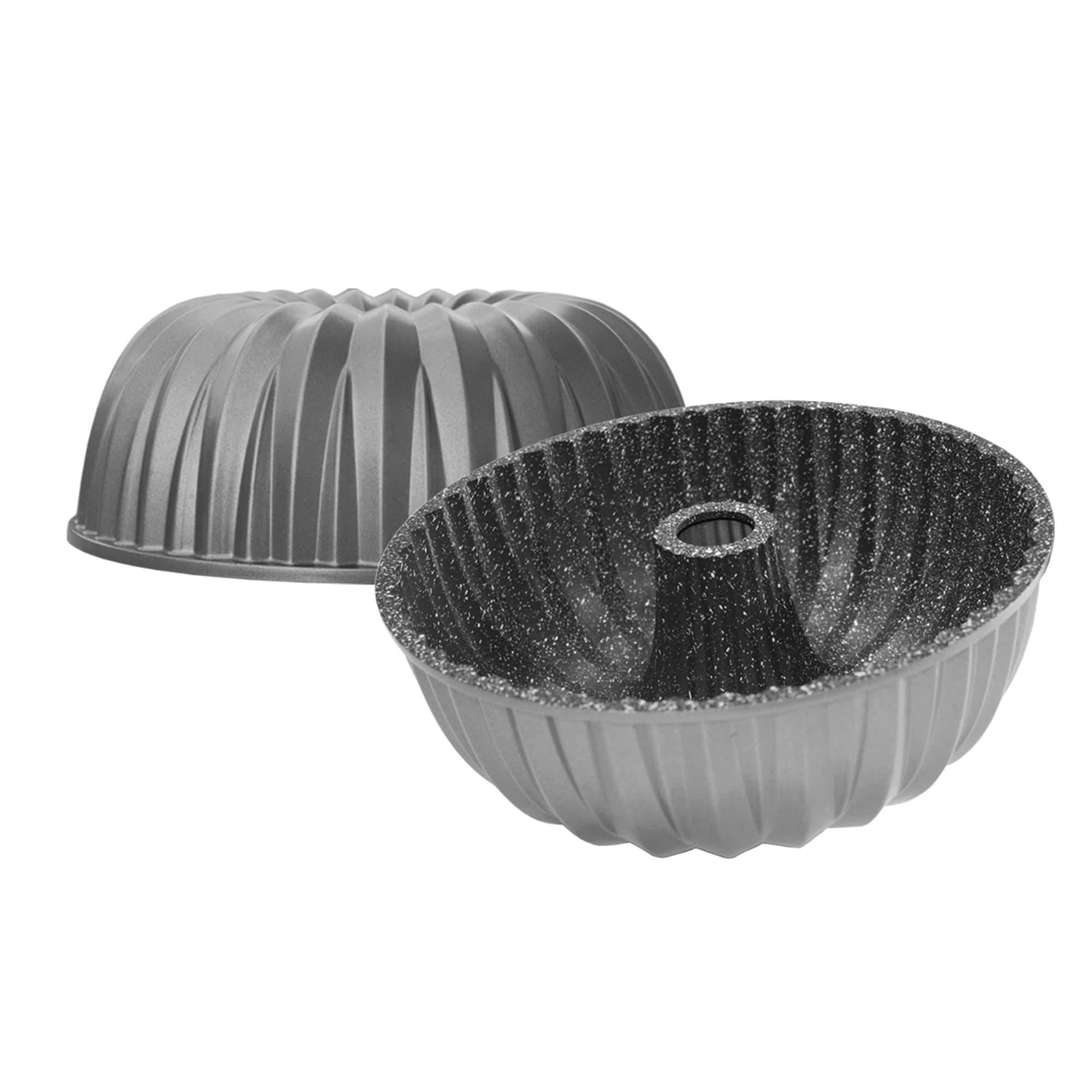 STONELINE&reg; Gugelhupf Backform, 24,5 cm, Aluguss, Antihaftbeschichtung mit echten Steinpartikeln, Kuchenform 