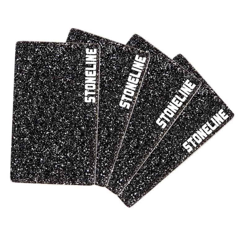 STONELINE&reg; Glas-Schneidbrett-Set, 4-tlg. 