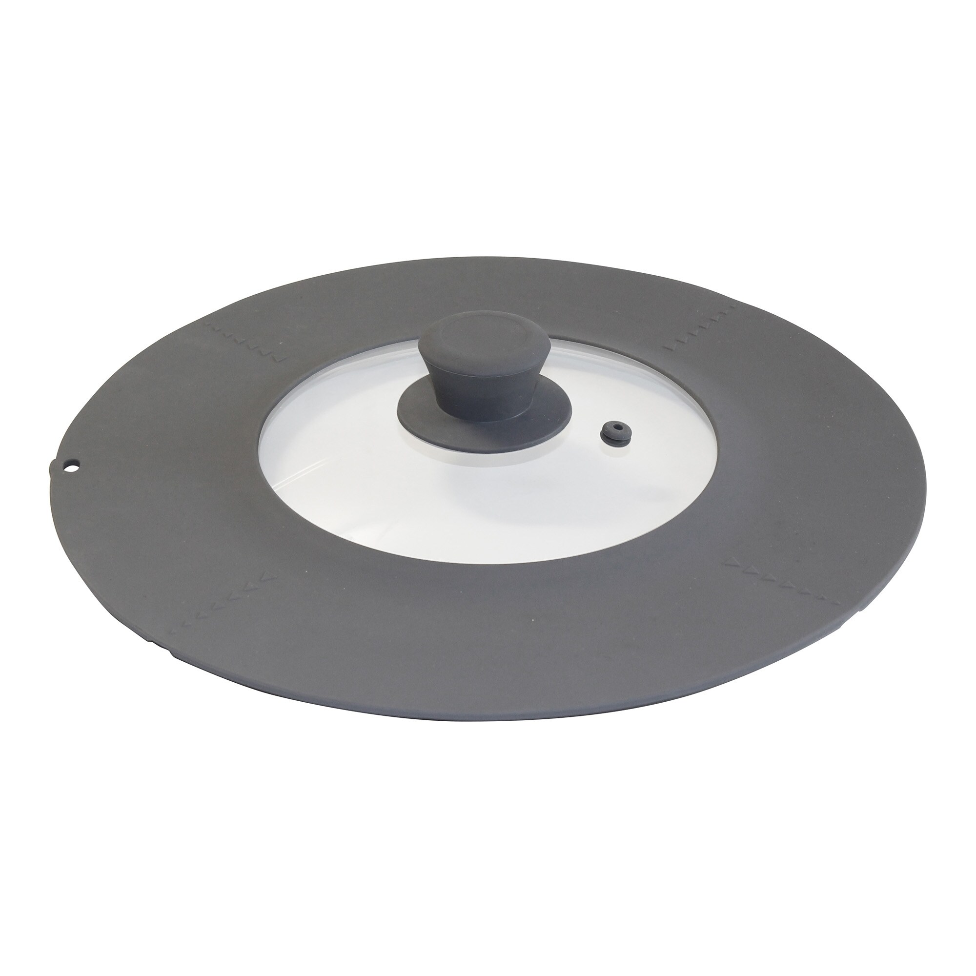 STONELINE&reg; Universal Glasdeckel, mit Silikonrand f&uuml;r einen Durchmesser von 16/18/20/22/24/26/28 cm 