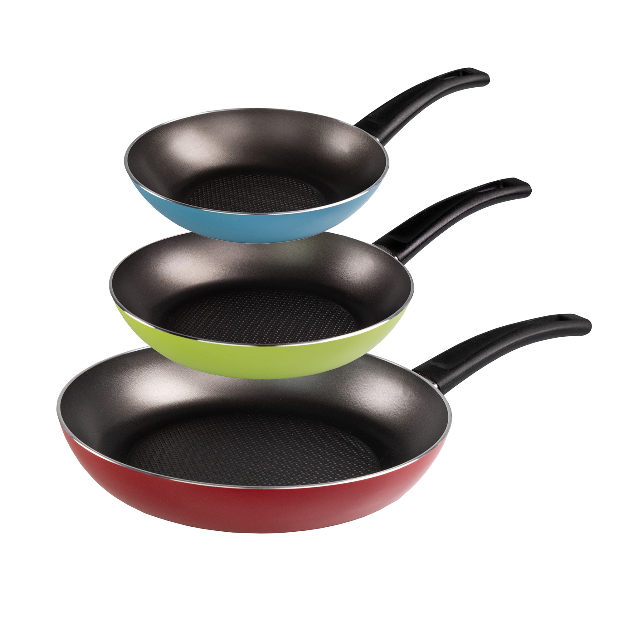 Very Titan Pfannenset 3 teilig. 20/24/28 cm, beschichtete Pfanne mit h&ouml;chster Kratzfestigkeit und Abriebbest&auml;ndigkeit, Induktion und backofengeeignet 