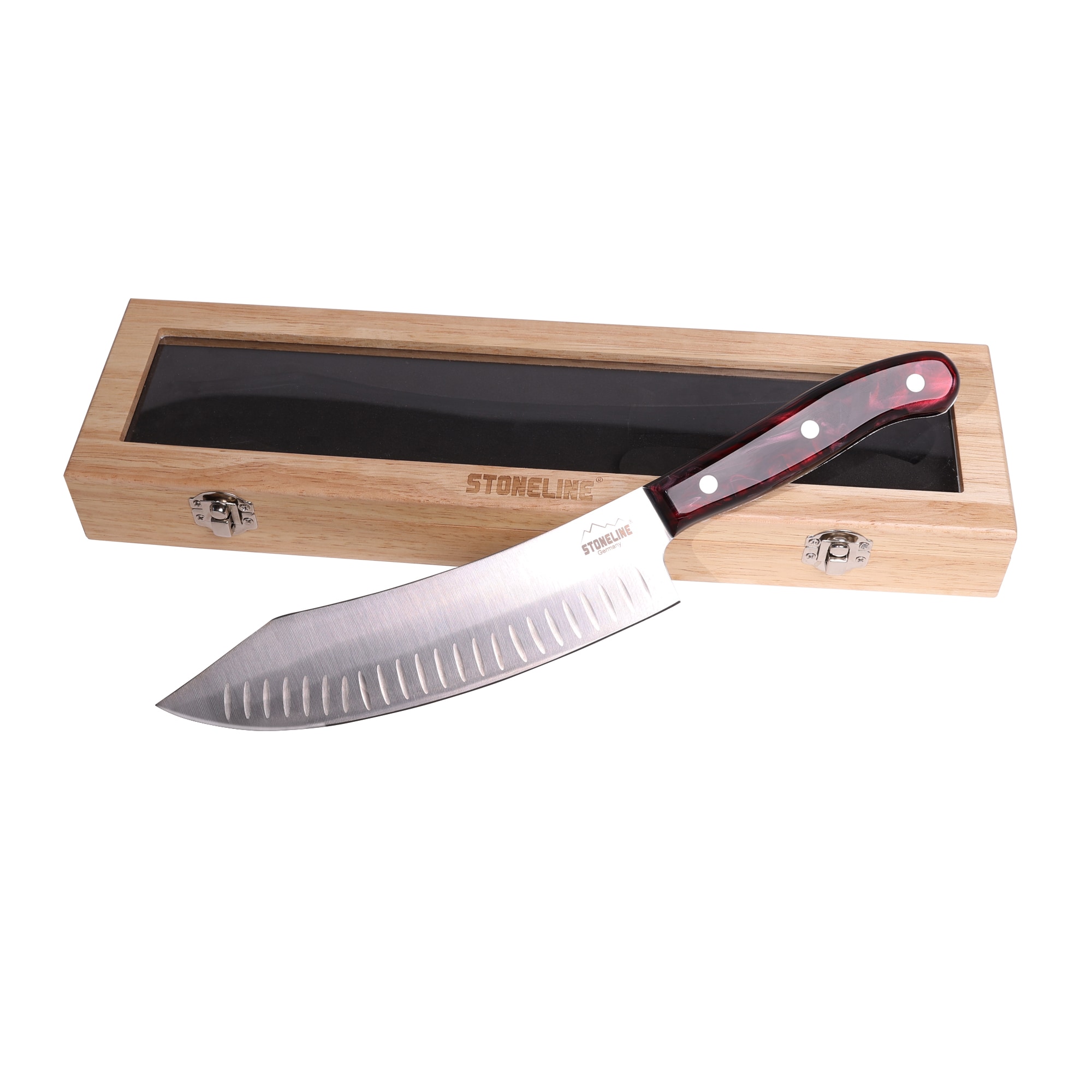 STONELINE&reg; Chefmesser 33,2 cm, in edler Aufbewahrungsbox aus Holz 