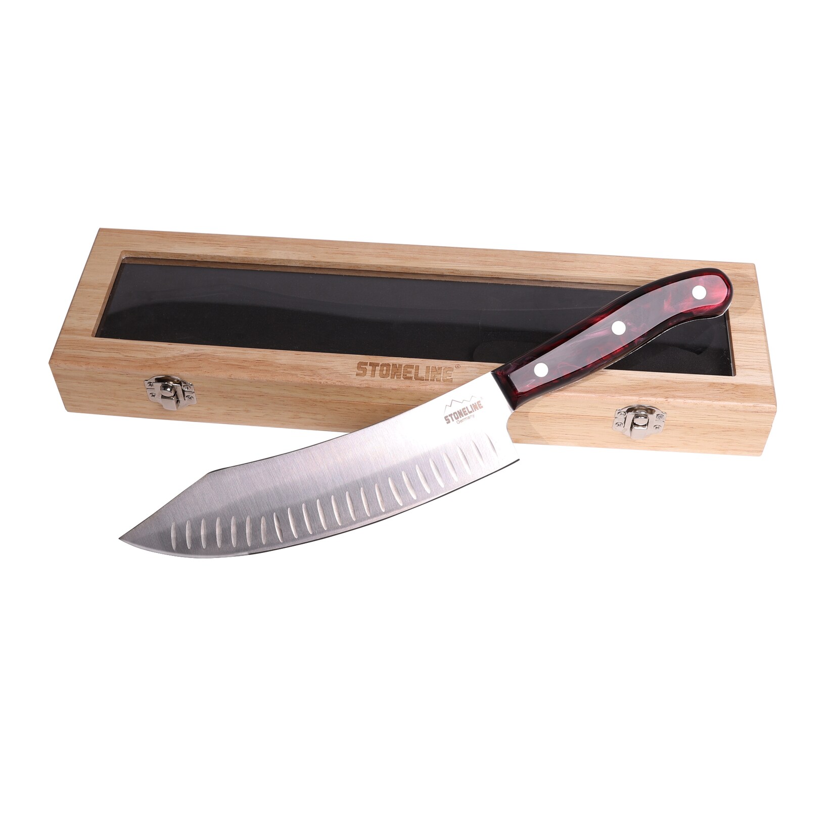 STONELINE® Chefmesser 33,2 cm, in edler Aufbewahrungsbox aus Holz