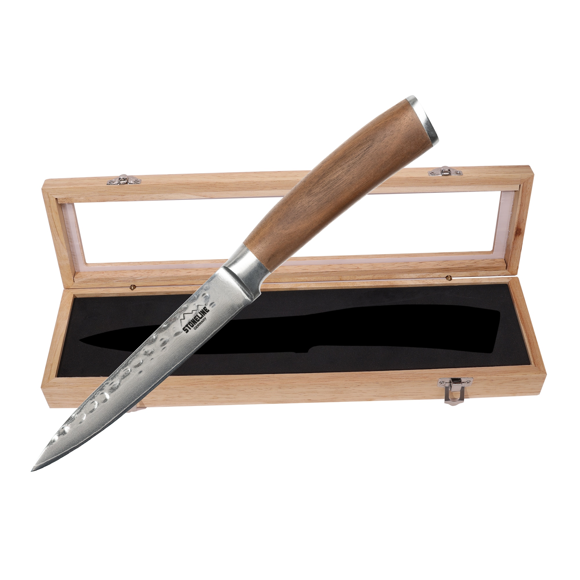 STONELINE&reg; Hammerschlag Allzweckmesser 24 cm, aus Damaszenerstahl 