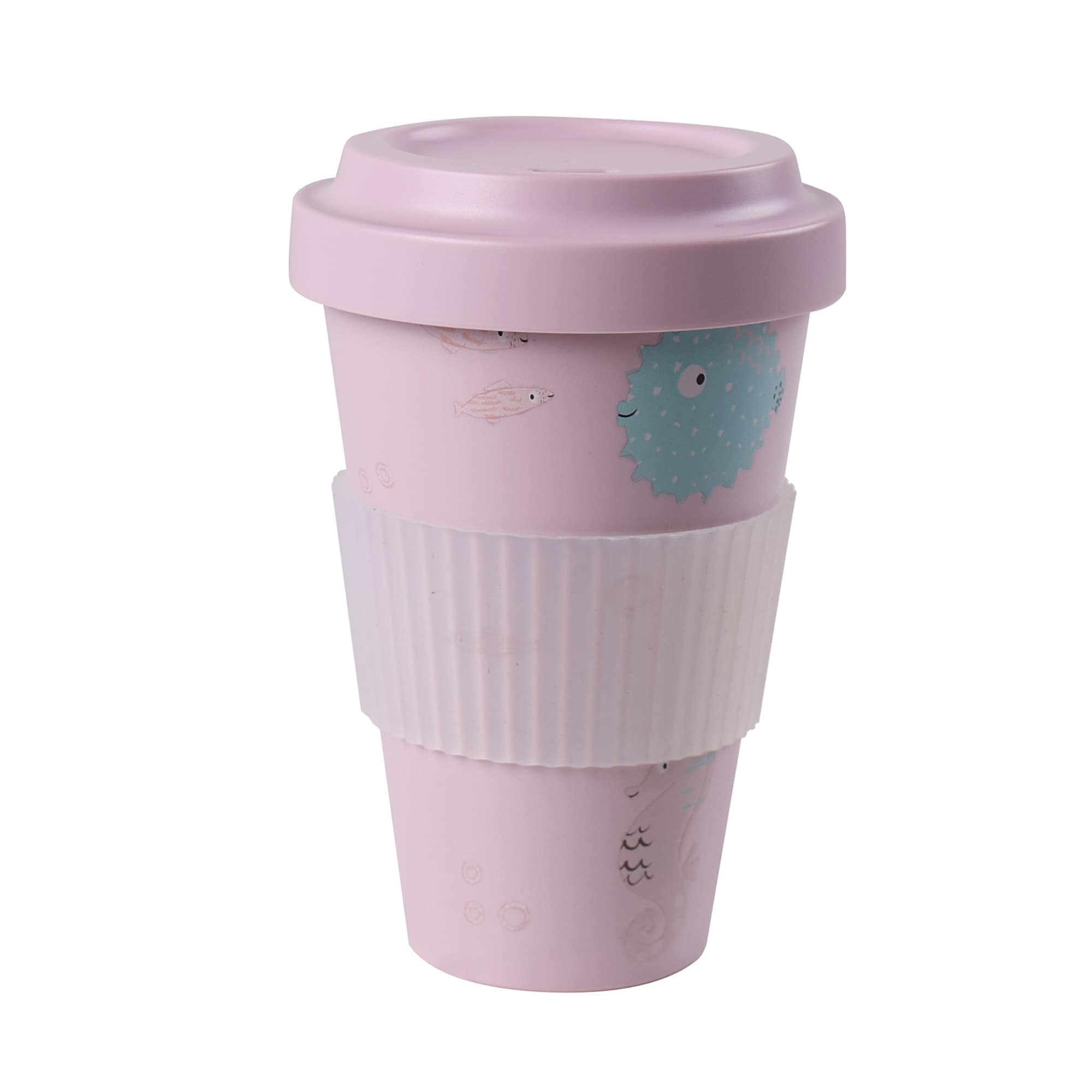 Kaffeebecher to-go, 400 ml, ros&eacute; 