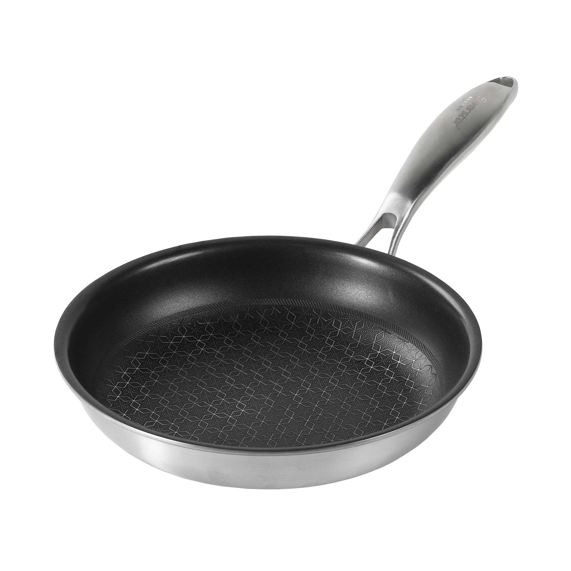 Silverstar Edelstahlpfanne 20 cm Wabenstruktur 