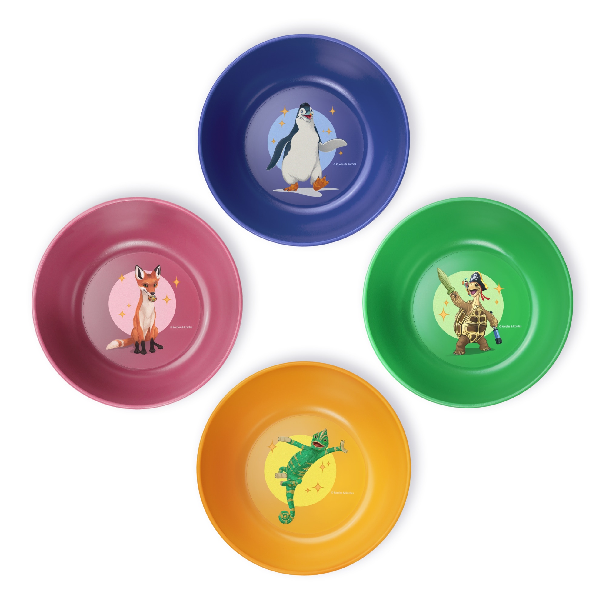 Die Schule der Magischen Tiere 4-teiliges Kinder Sch&uuml;ssel Set 11,5 cm 