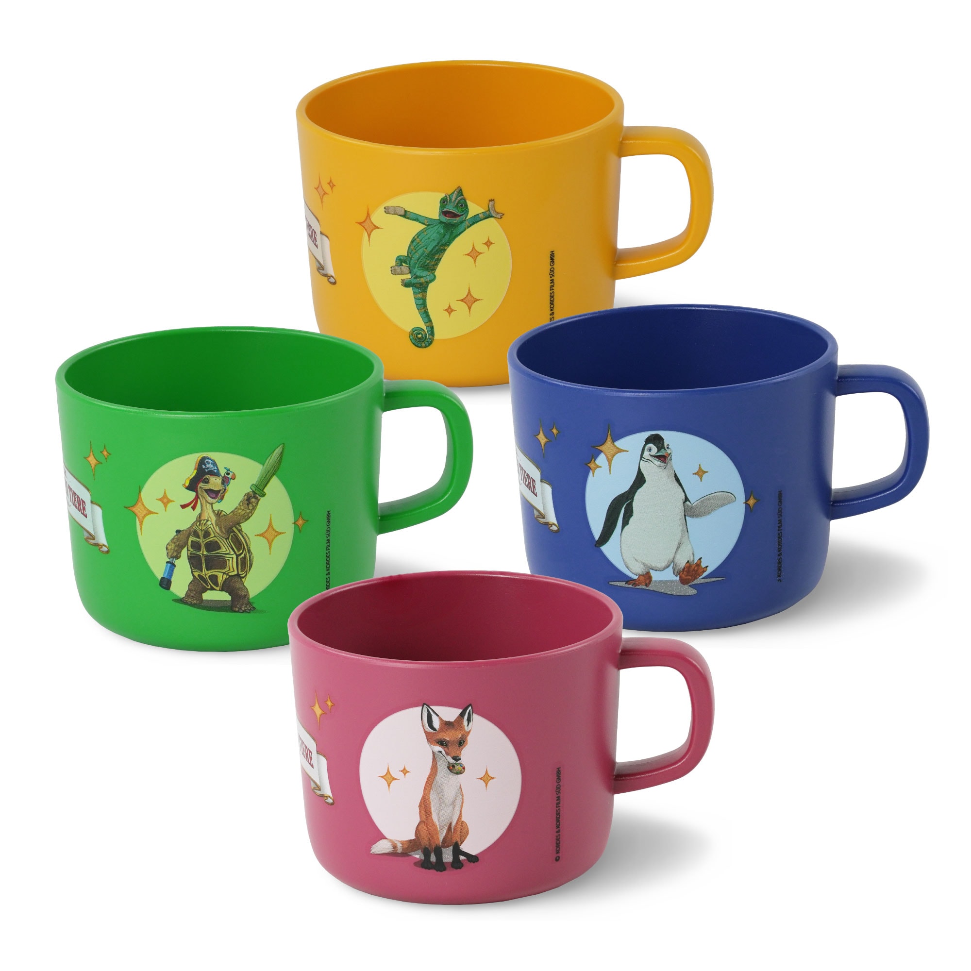 Die Schule der Magischen Tiere 4-teiliges Kinder Tasse Set 250 ml aus rPET 