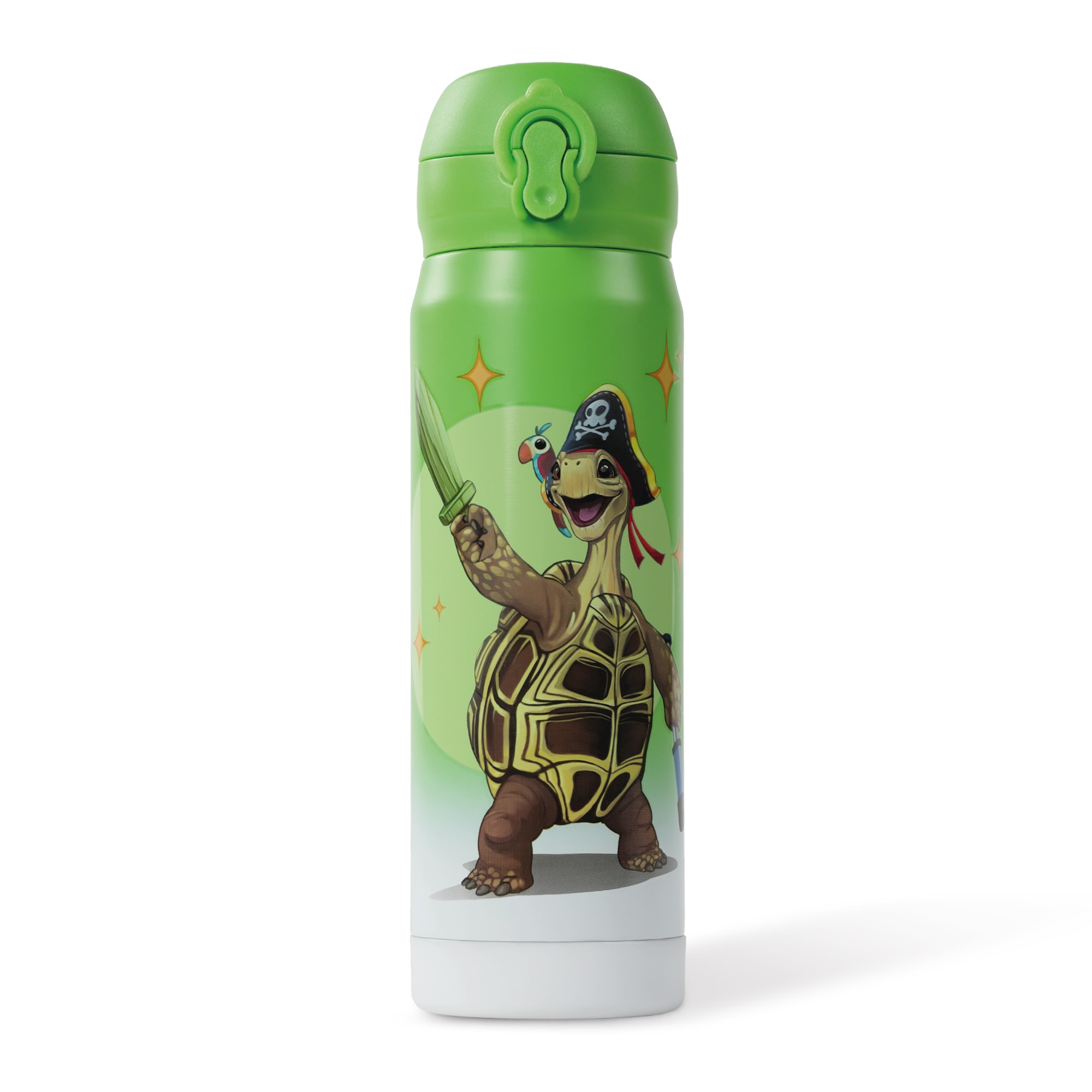 Die Schule der Magischen Tiere Edelstahl Trinkflasche Kinder 380 ml Gr&uuml;n Henrietta 