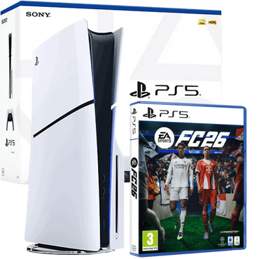 Playstation 5 Slim - Disc Edition Konsole + EA FC26 (1TB) - E-Chassis 