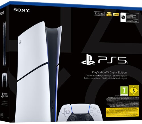 Sony PlayStation 5 Slim Konsole - Digital Version - 825 GB - E-Chassis 