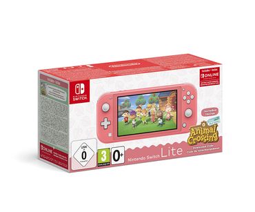Nintendo Switch Lite Koralle & Animal Crossing: New Horizons-Edition 