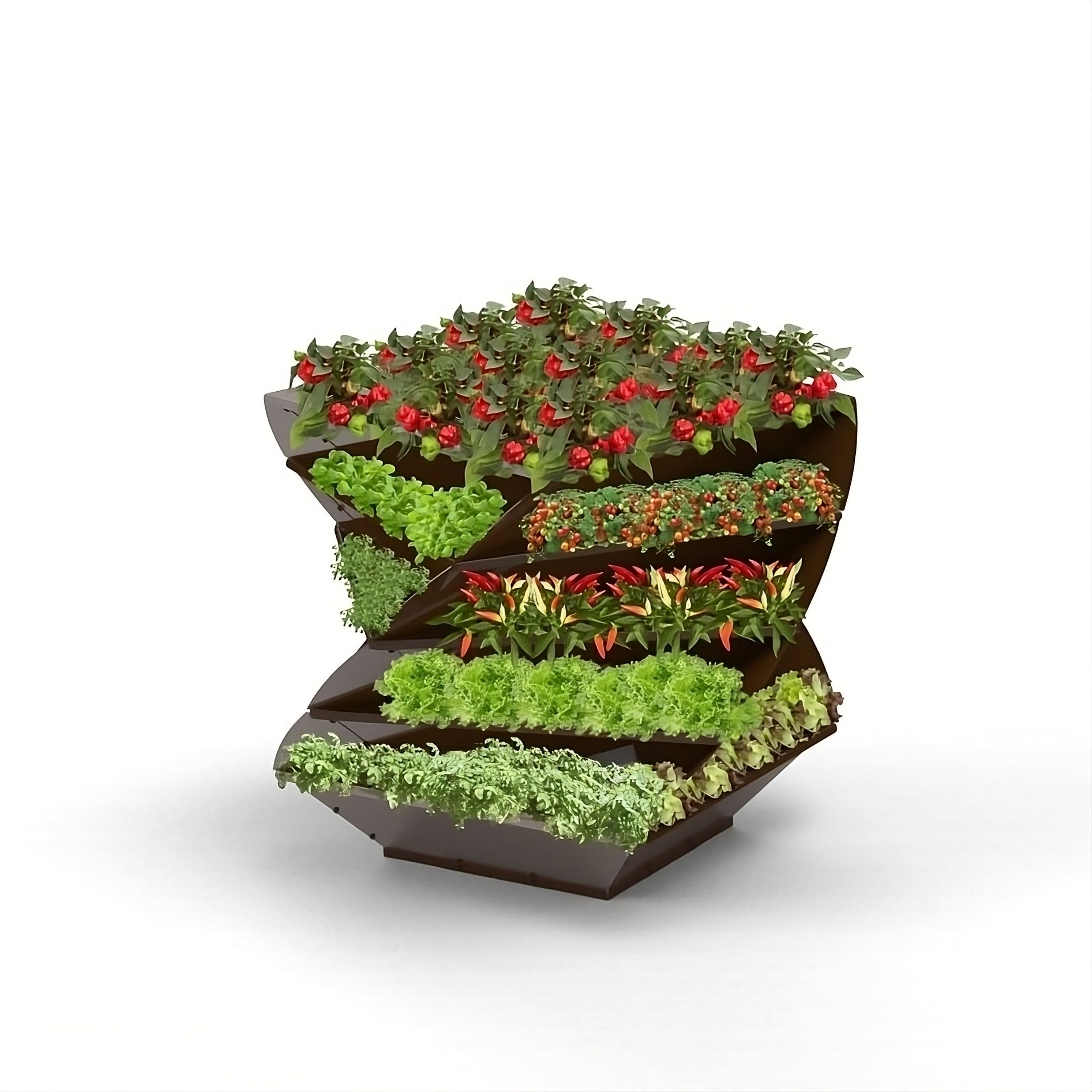 Hochbeet "HighBeet" Twist Fine 5 Ebenen 