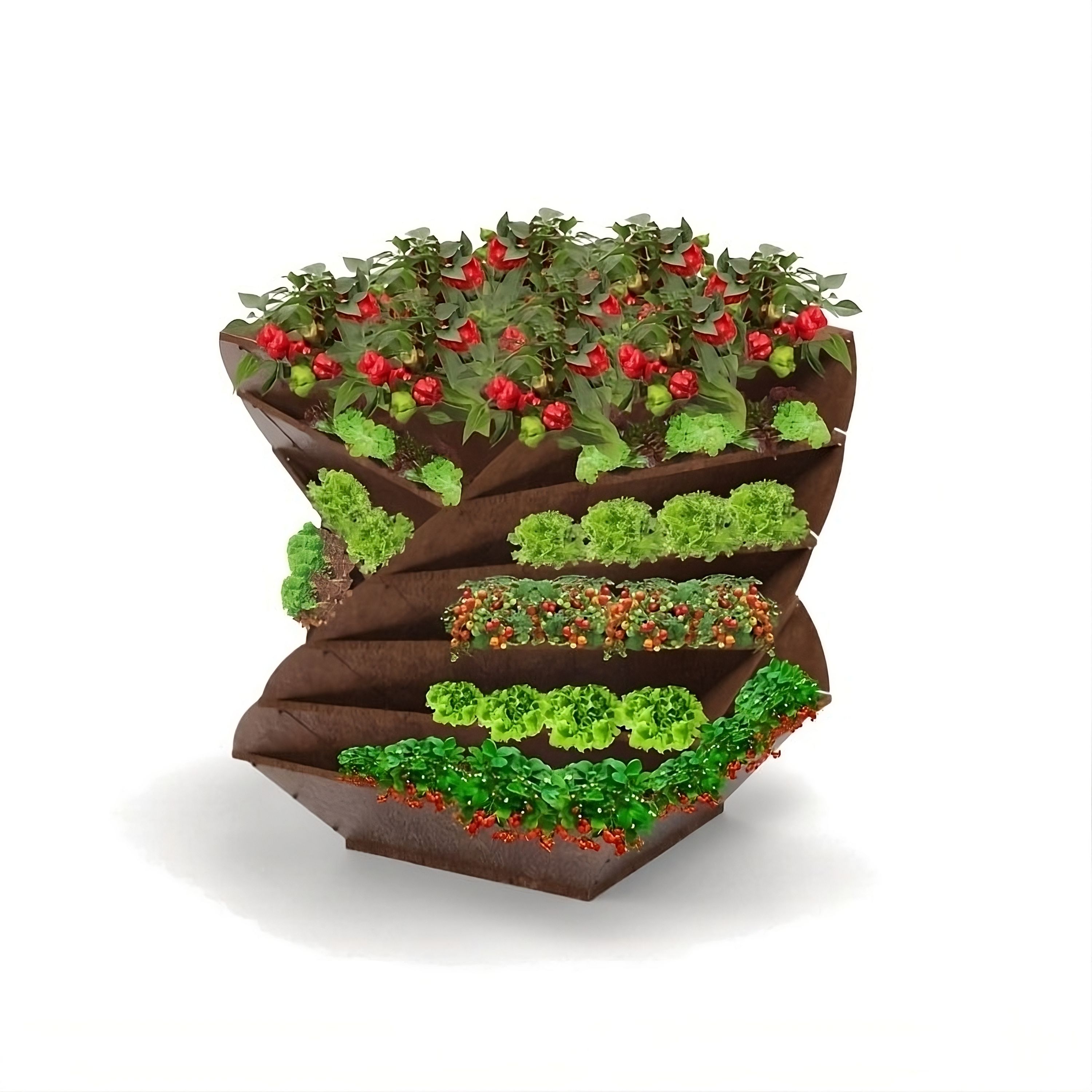 Hochbeet "HighBeet" Twist Fine 6 Ebenen 