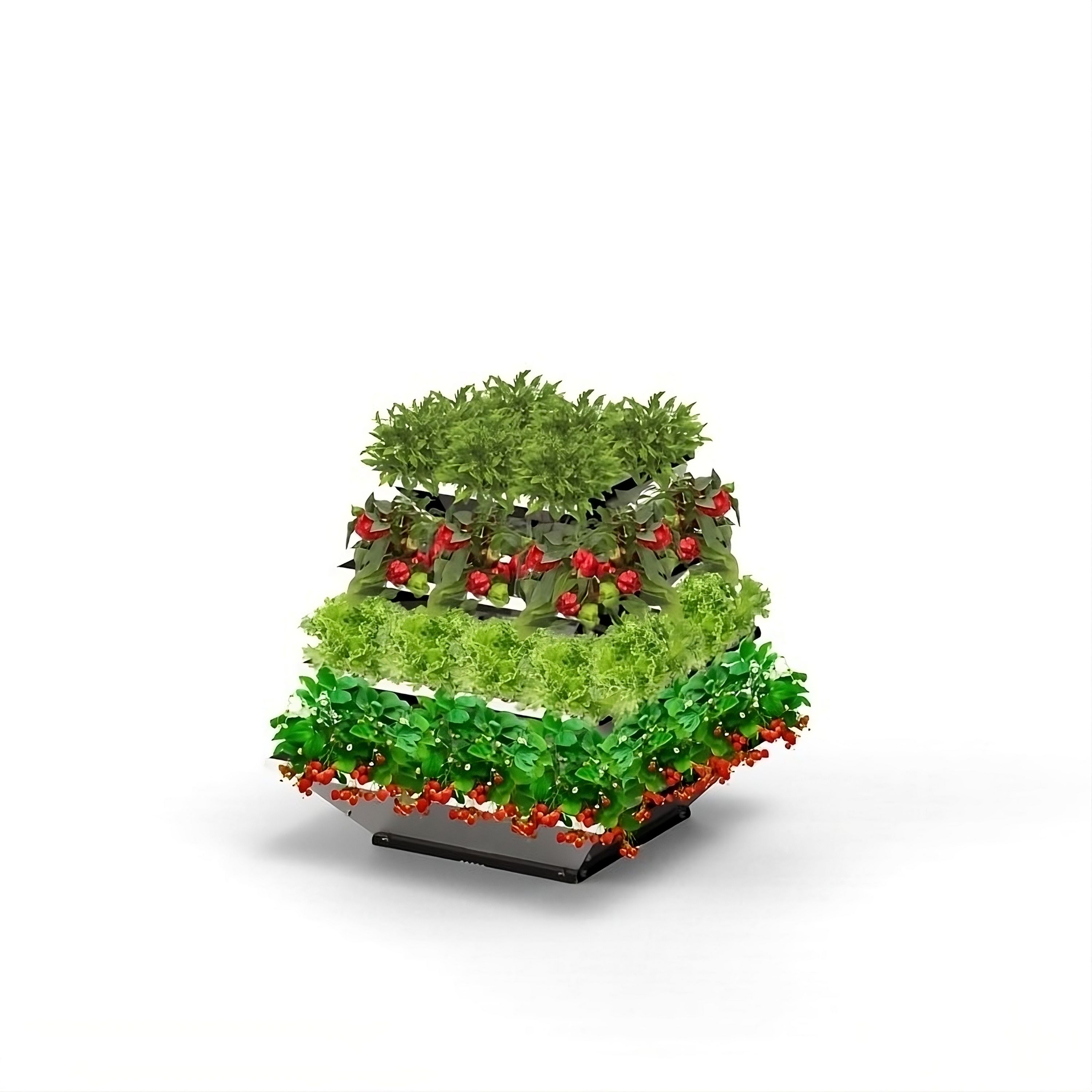 Hochbeet "HighBeet" Rock 4 Ebenen 