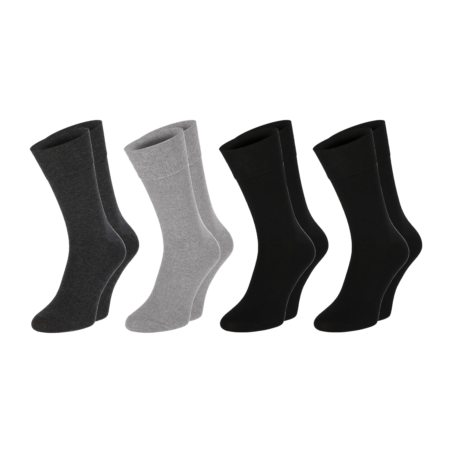 Chili Lifestyle Socken DIABETIKER Weichbund ohne Gummi 4 Paar Baumwolle 