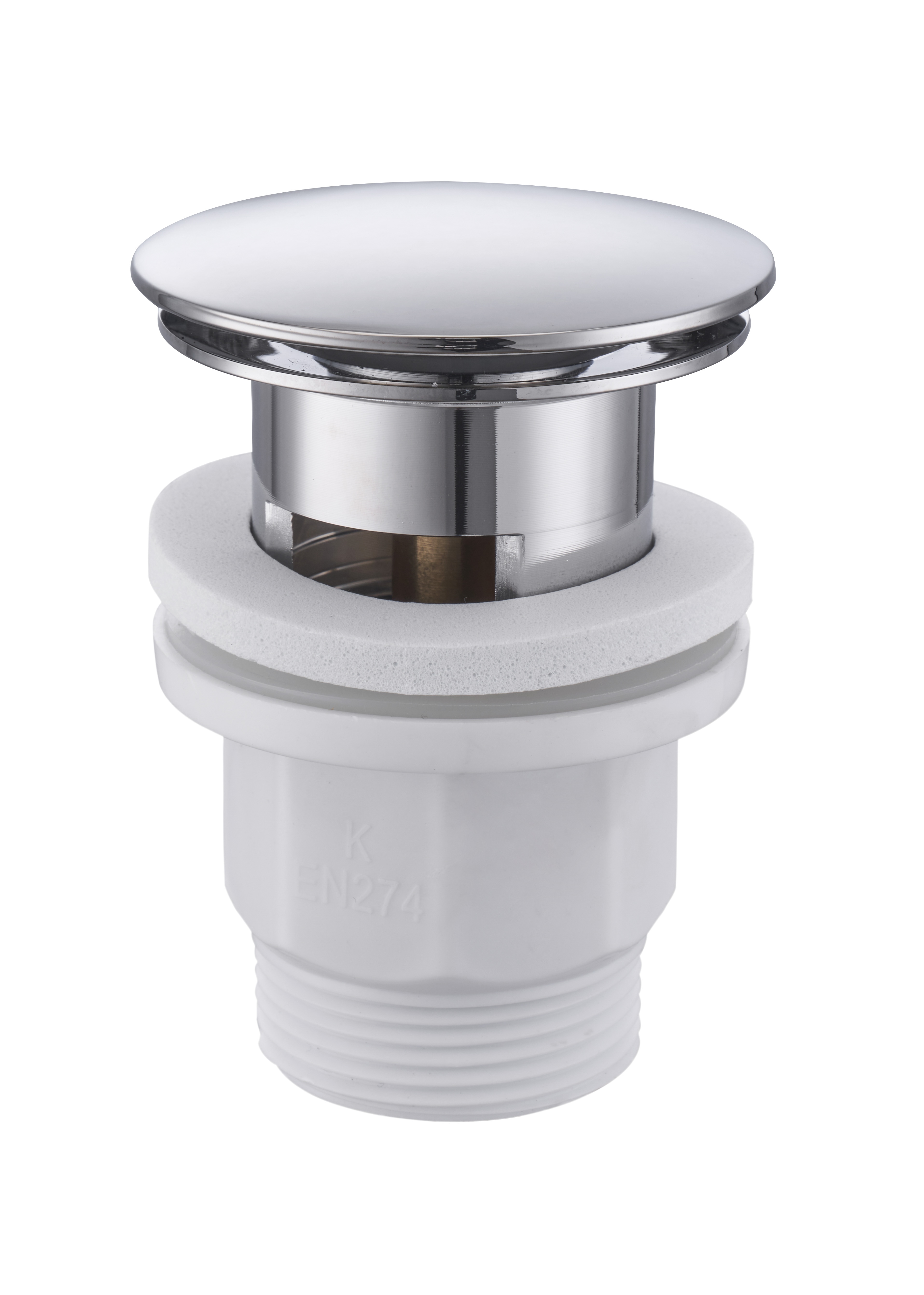 WELLBAD Ablaufgarnitur ATHENA - Pop-up-Ventil f&uuml;r Waschbecken - Chrom 