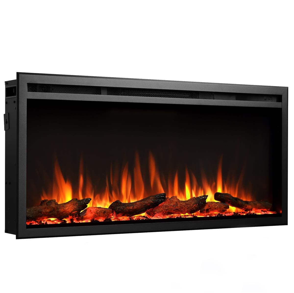 BALDERIA Elektrokamin Atalanta 40 - Einbaukamin mit Heizung 1500 W 