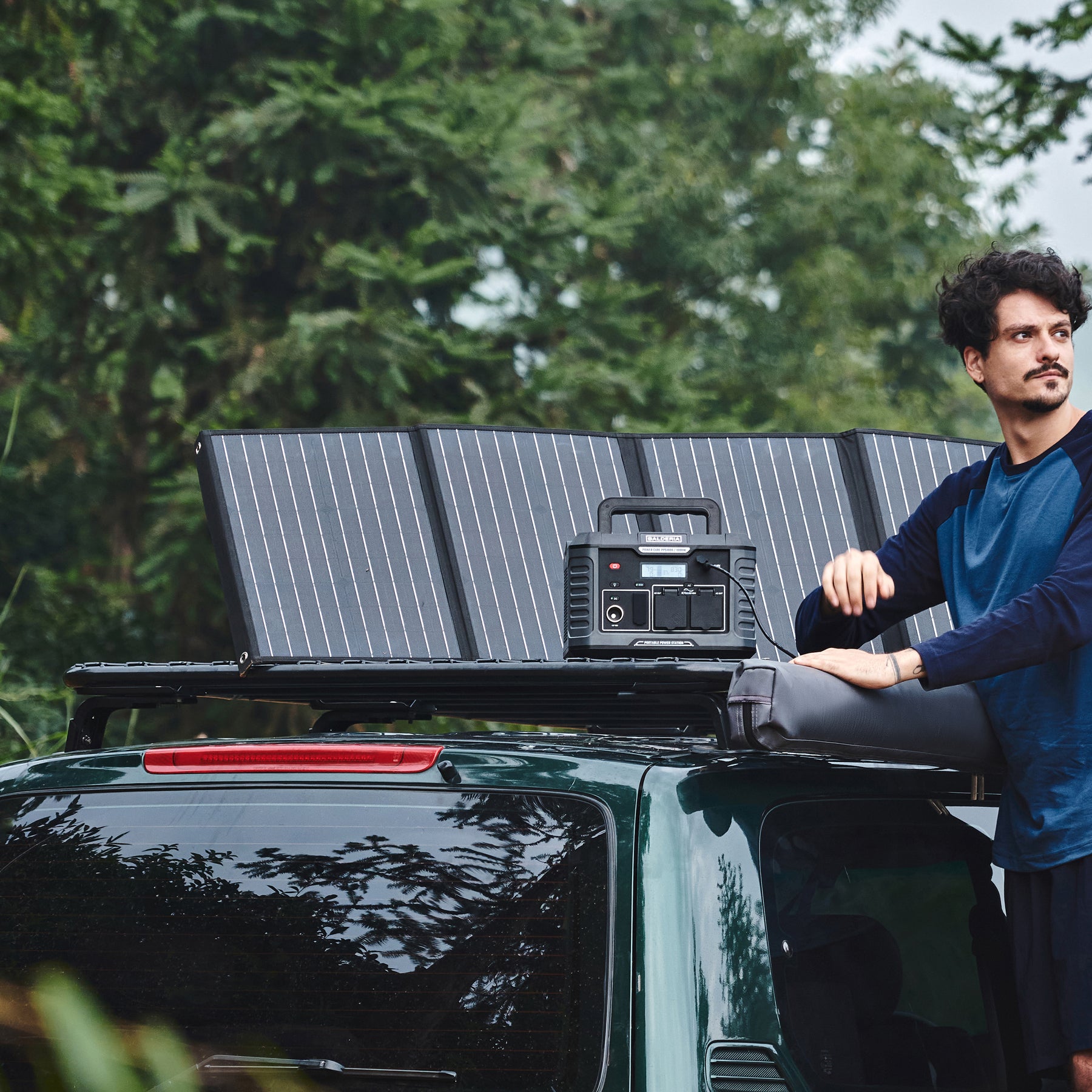 BALDERIA  Power Cube 500W - Tragbare Powerstation 400Wh, Stromspeicher 