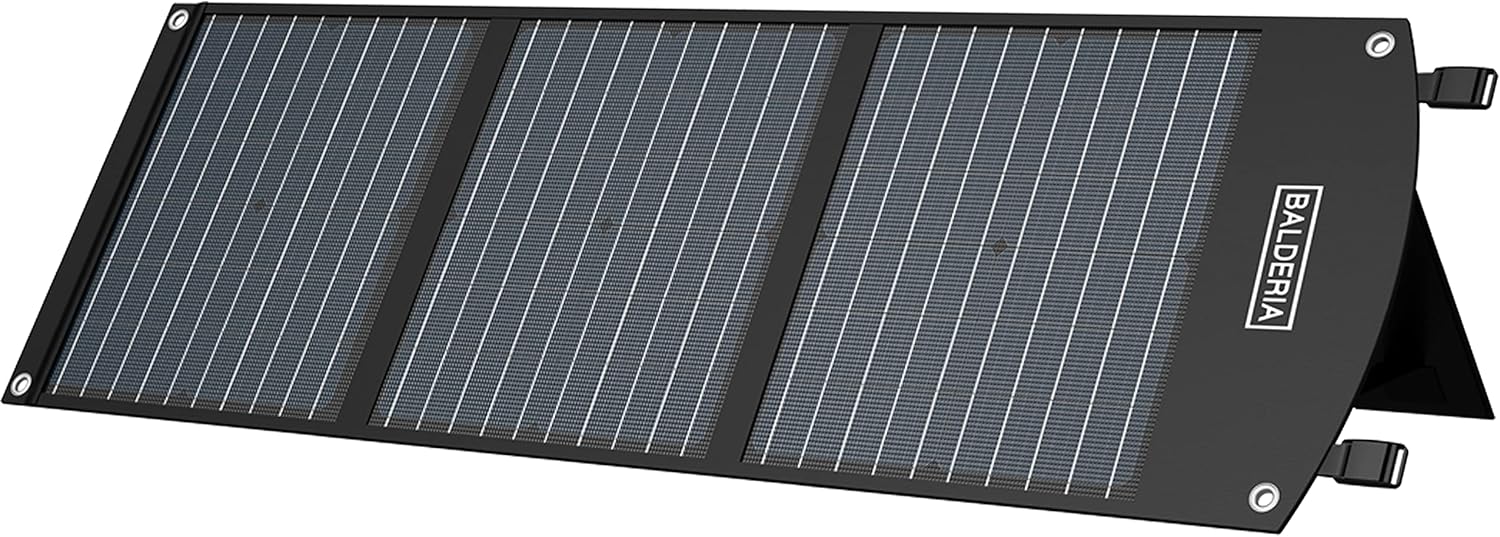 BALDERIA  Solarboard 60W - Faltbares Solarpanel f&uuml;r Powerstations 