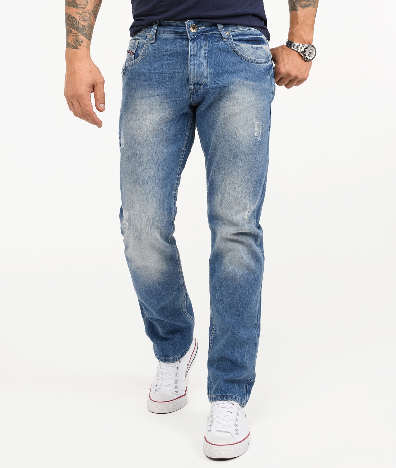 Rock Creek Jeans Straight-Cut Regular Fit 
