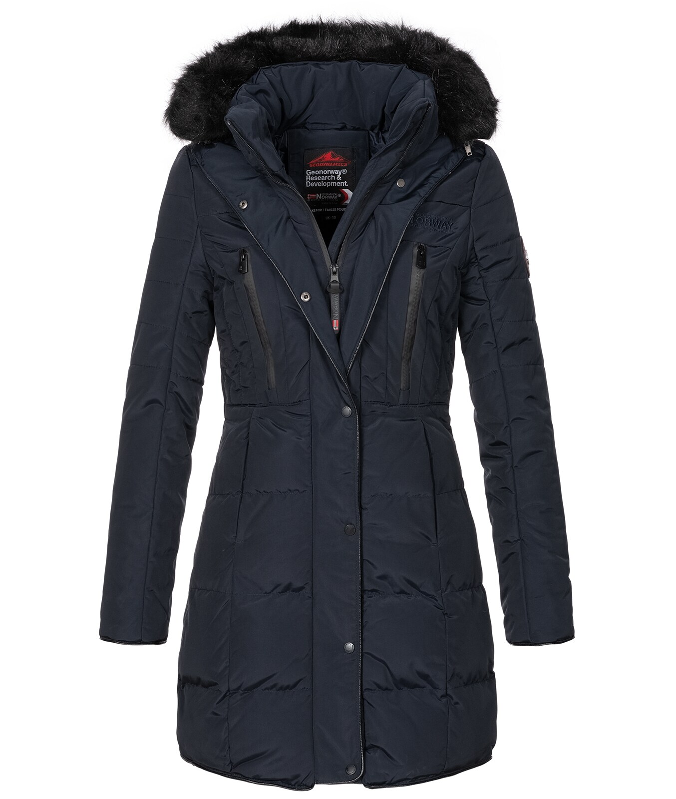 Geographical Norway Winterjacke mit Kapuze Regular Fit 